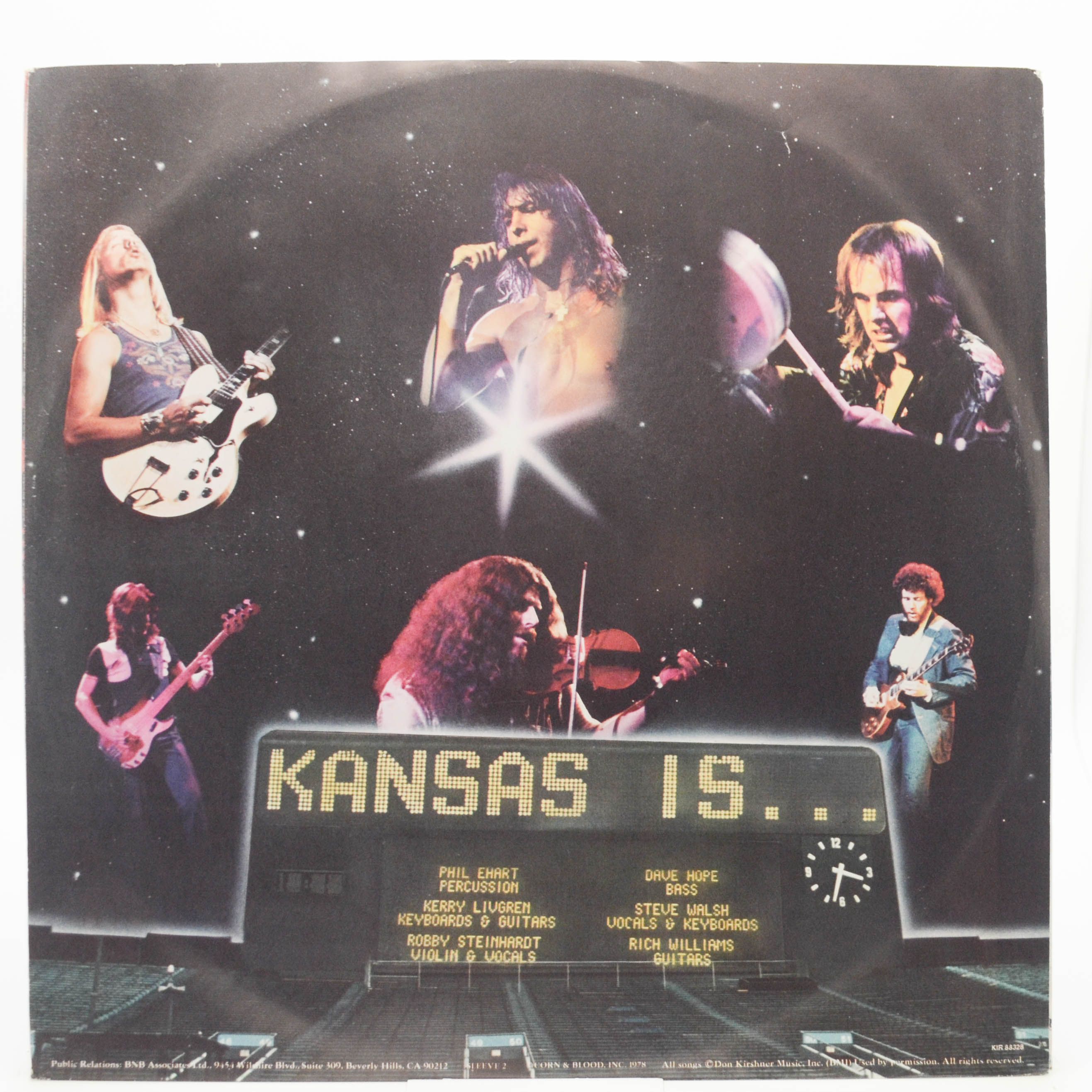 Kansas — Two For The Show (2LP), 1978