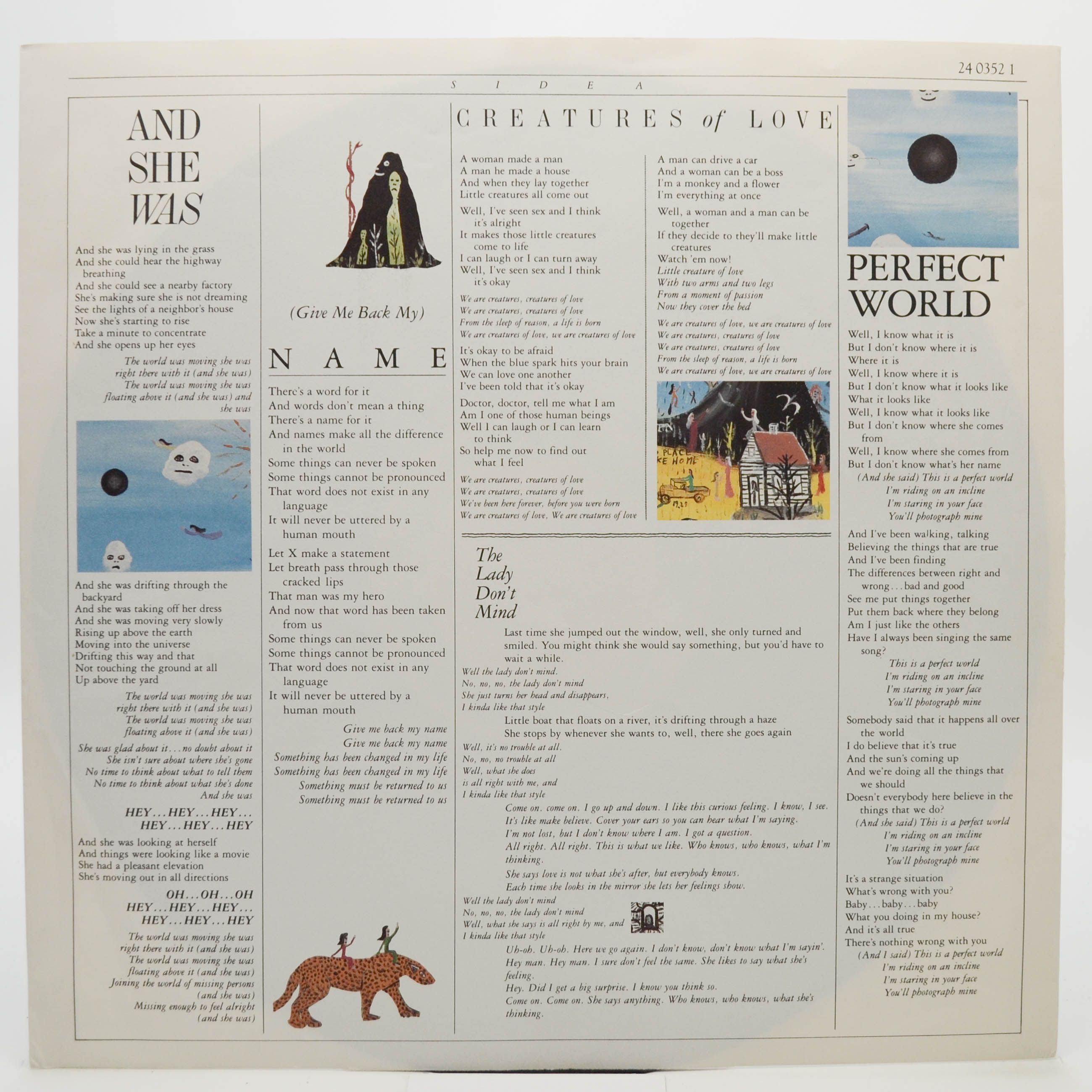 Talking Heads — Little Creatures, 1985