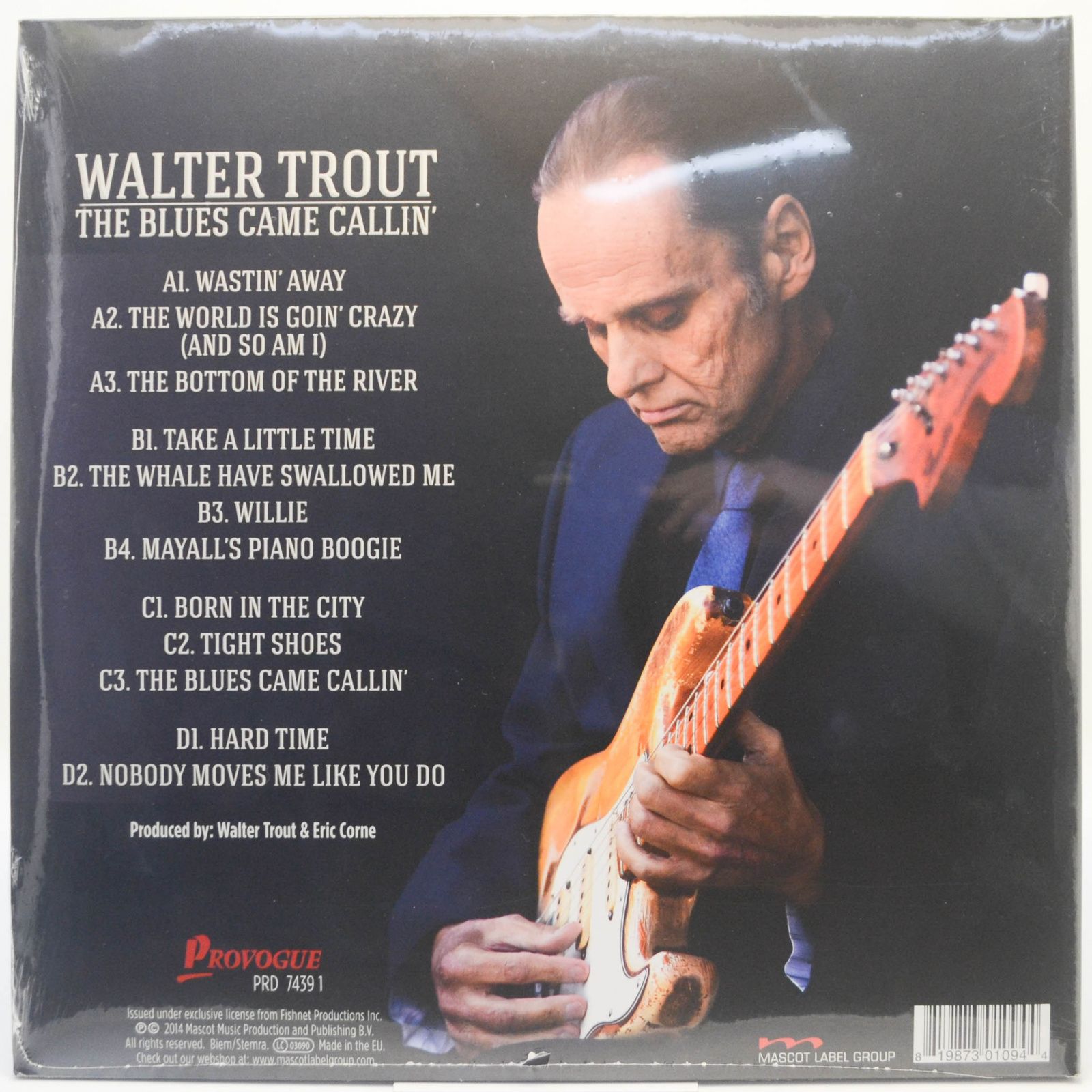 Walter Trout — The Blues Came Callin' (2LP), 2014