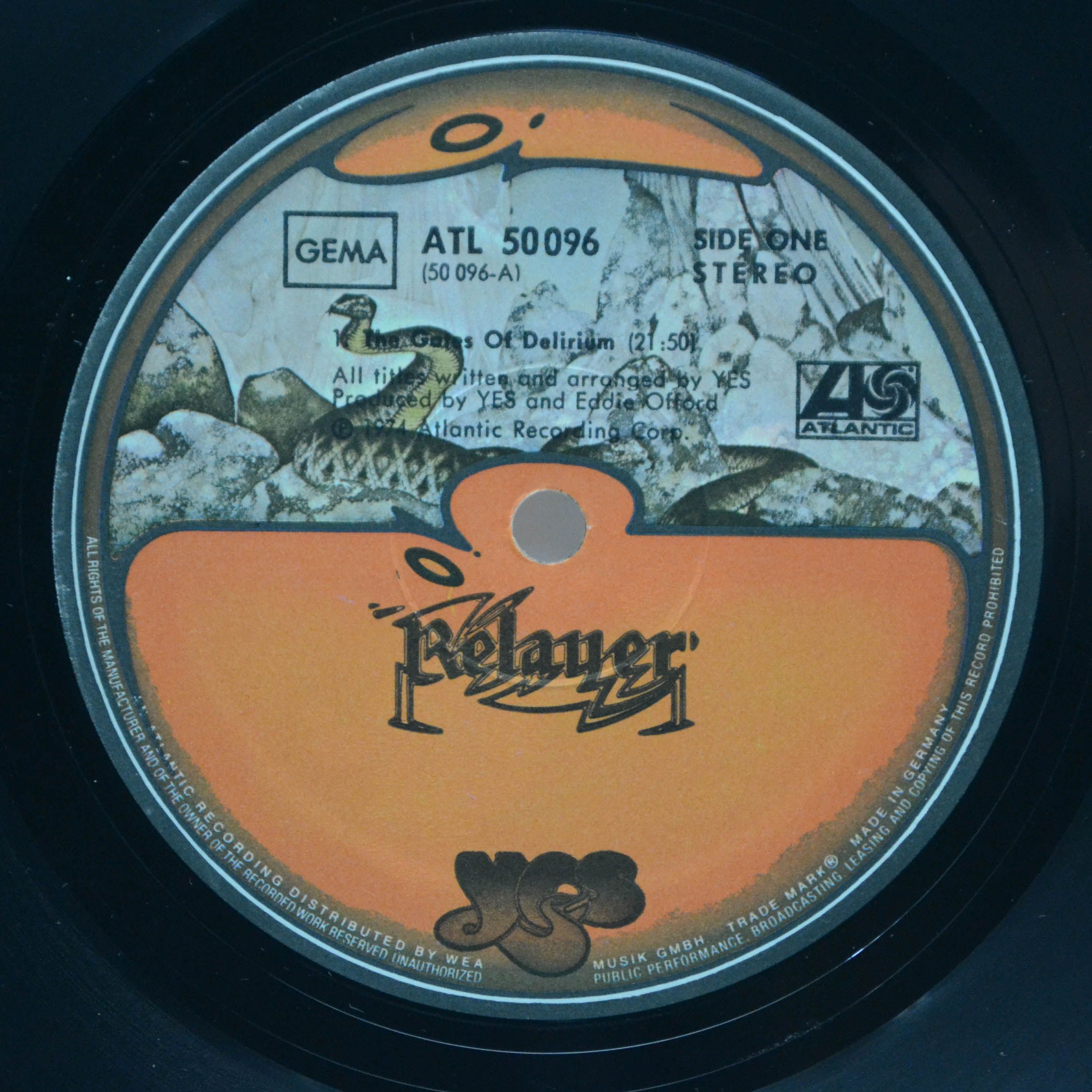 Yes — Relayer, 1974