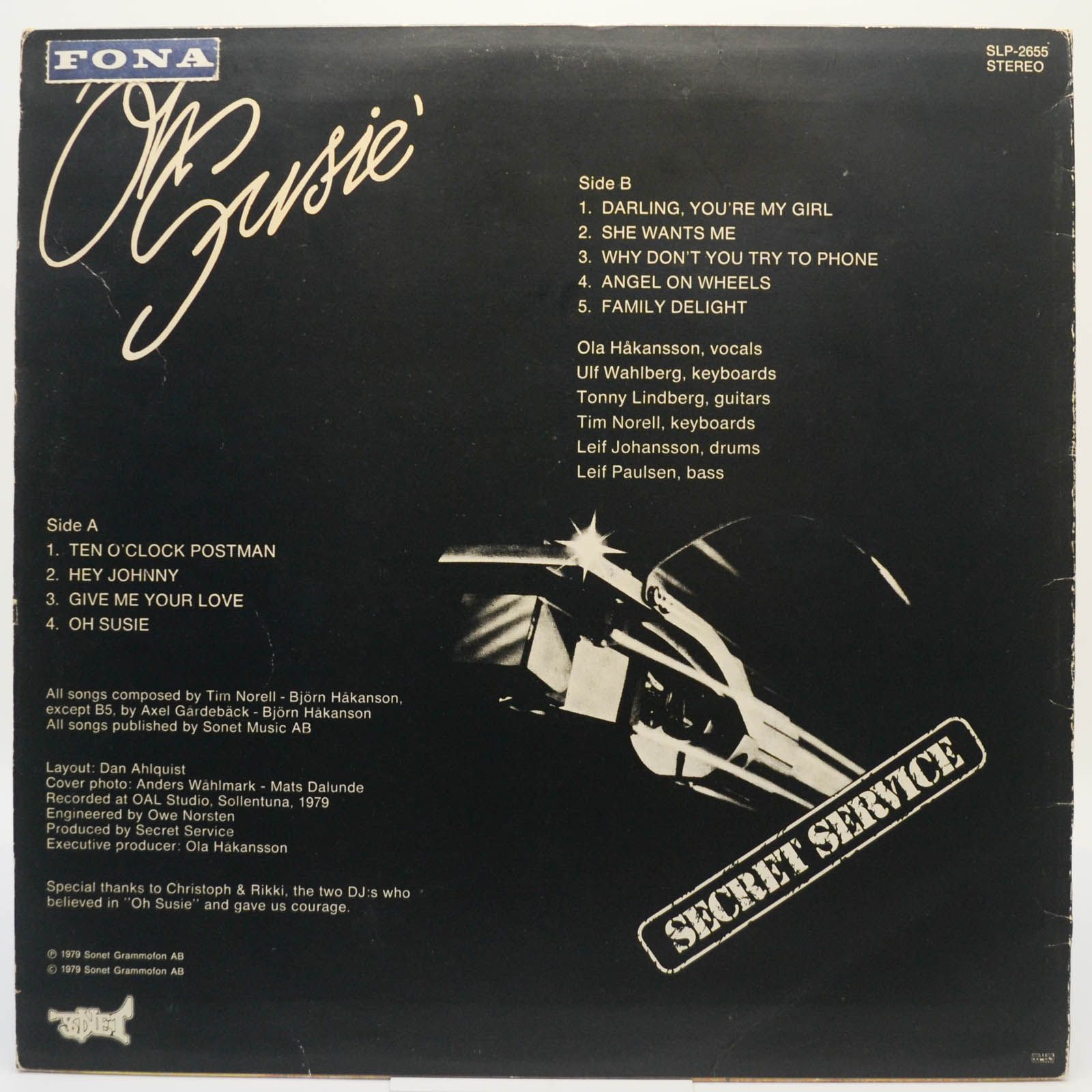 Secret Service — Oh Susie, 1979