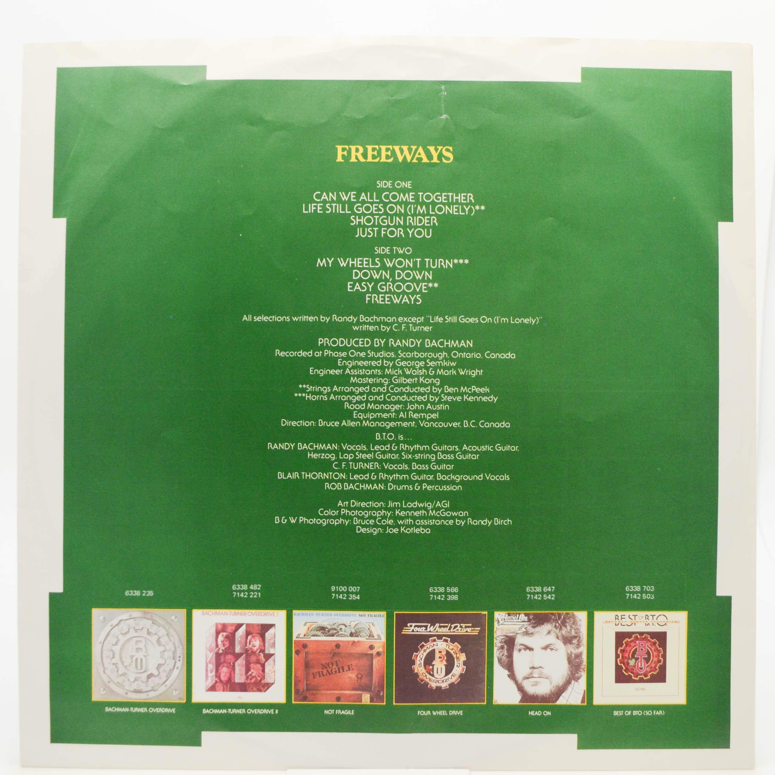 Bachman-Turner Overdrive — Freeways, 1977