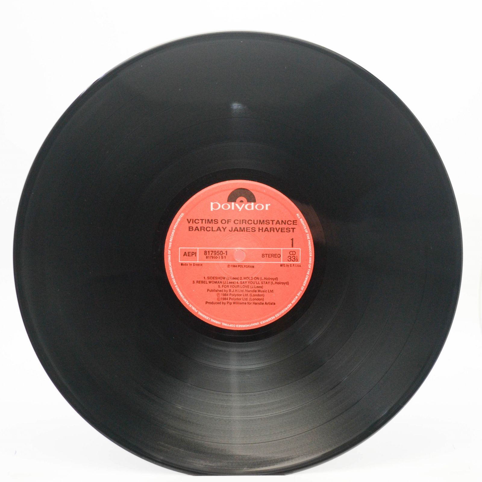 Barclay James Harvest — Victims Of Circumstance, 1984