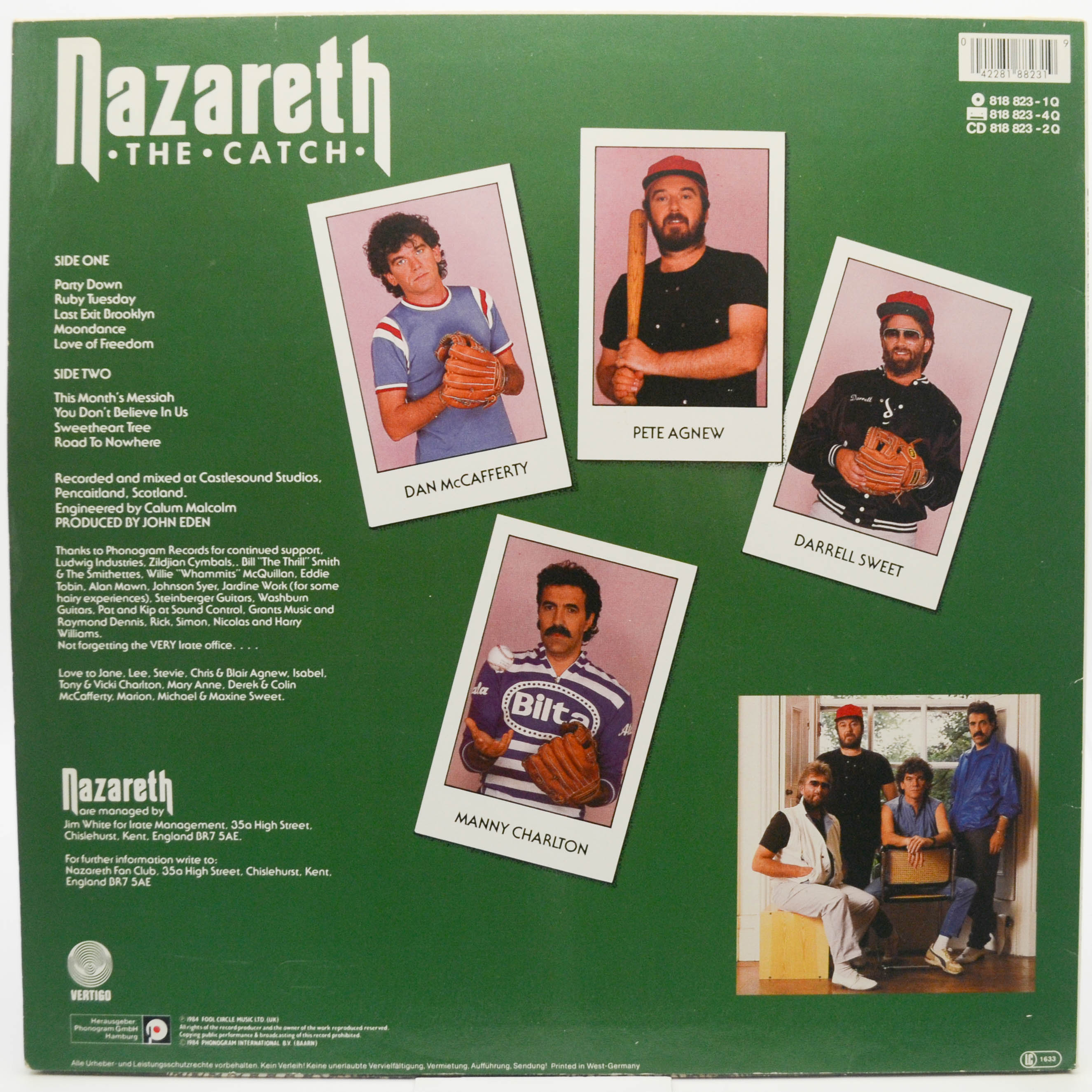 Nazareth — The Catch, 1984