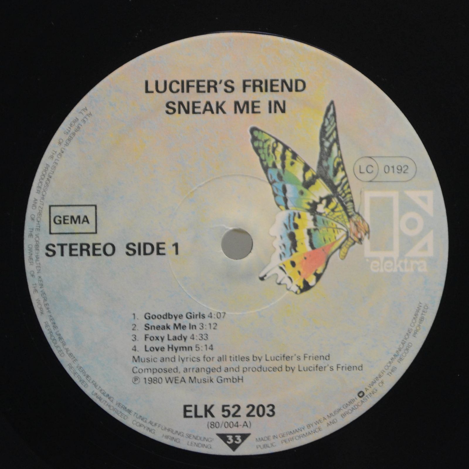Lucifer's Friend — Sneak Me In, 1980