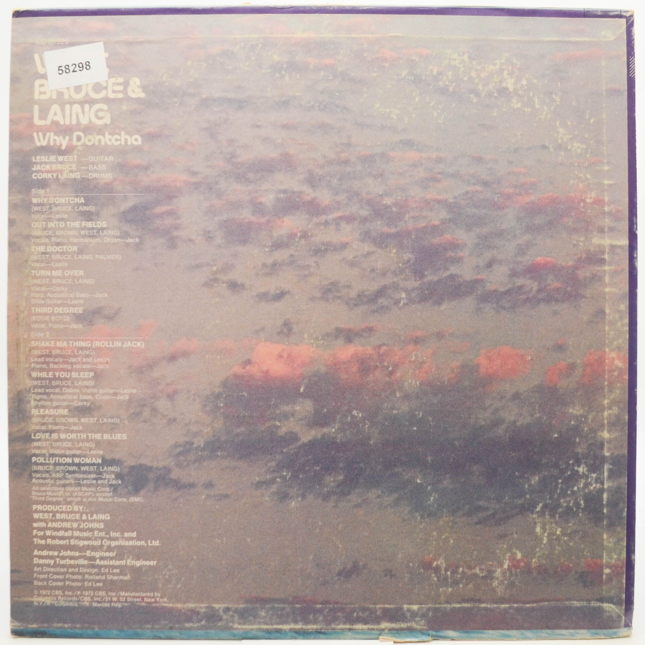 West, Bruce & Laing — Why Dontcha (USA), 1972