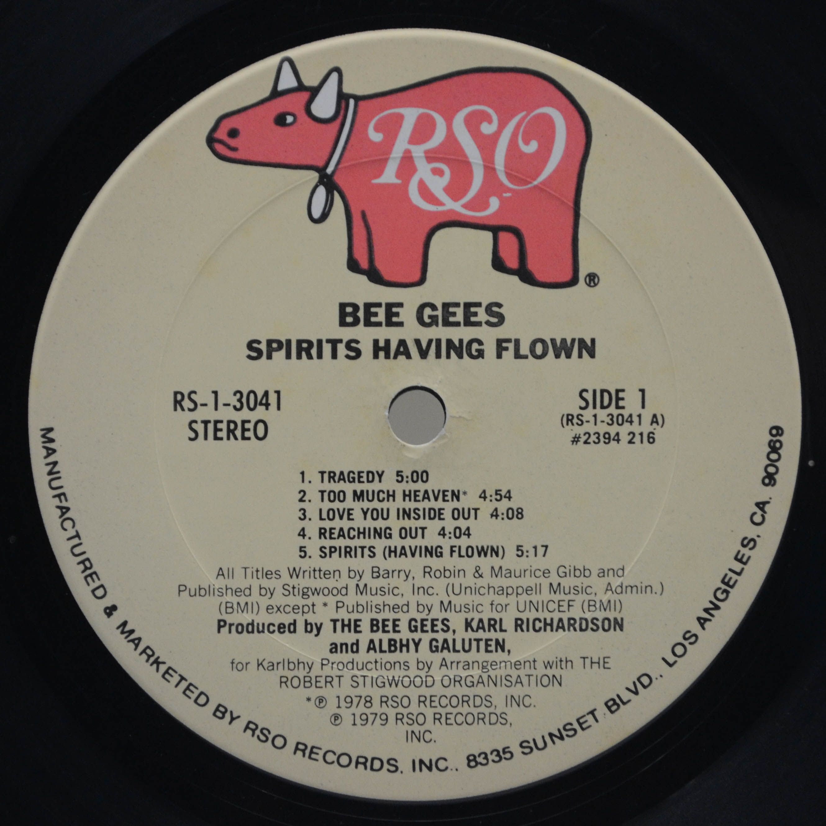 Bee Gees — Spirits Having Flown (USA), 1979