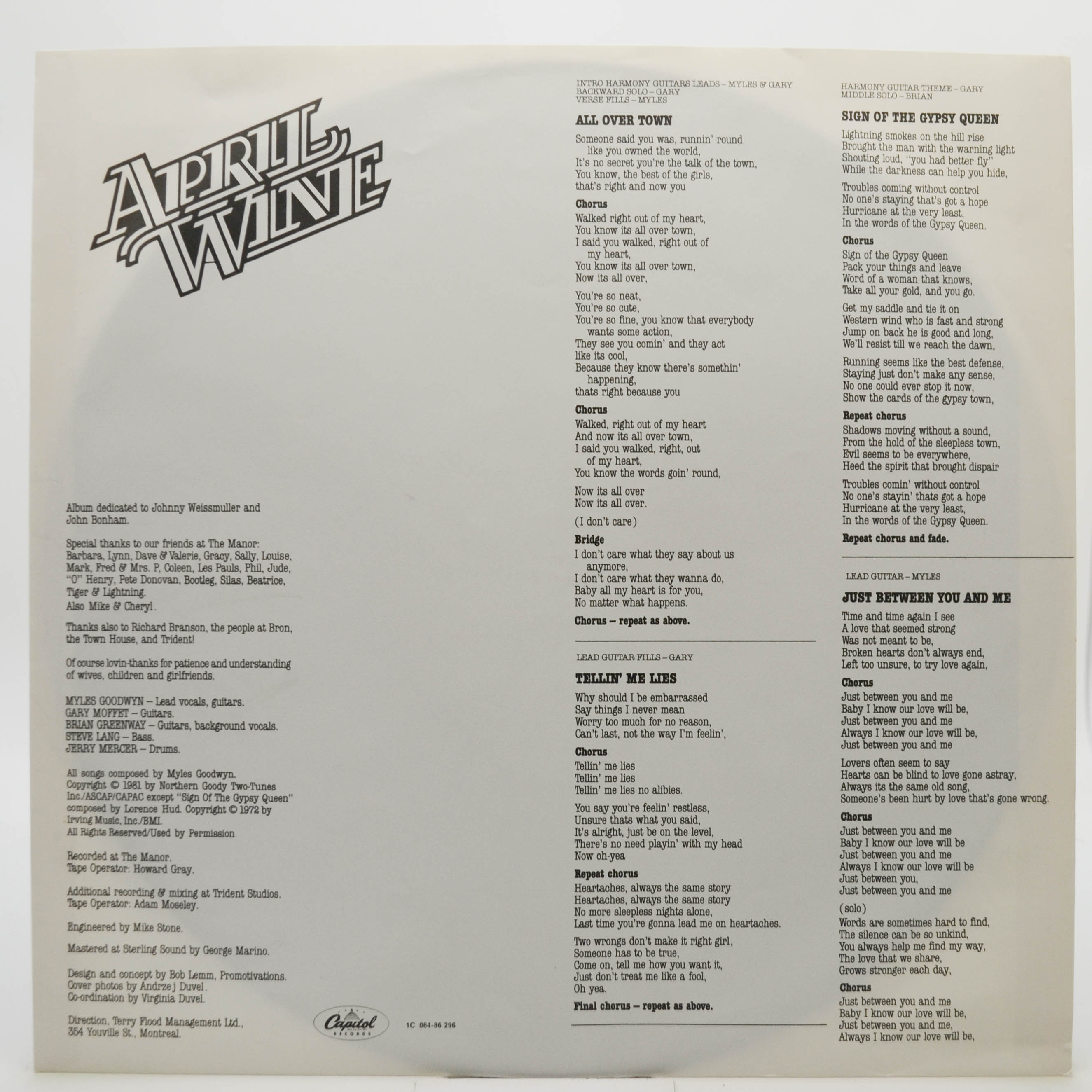 April Wine — The Nature Of The Beast, 1981