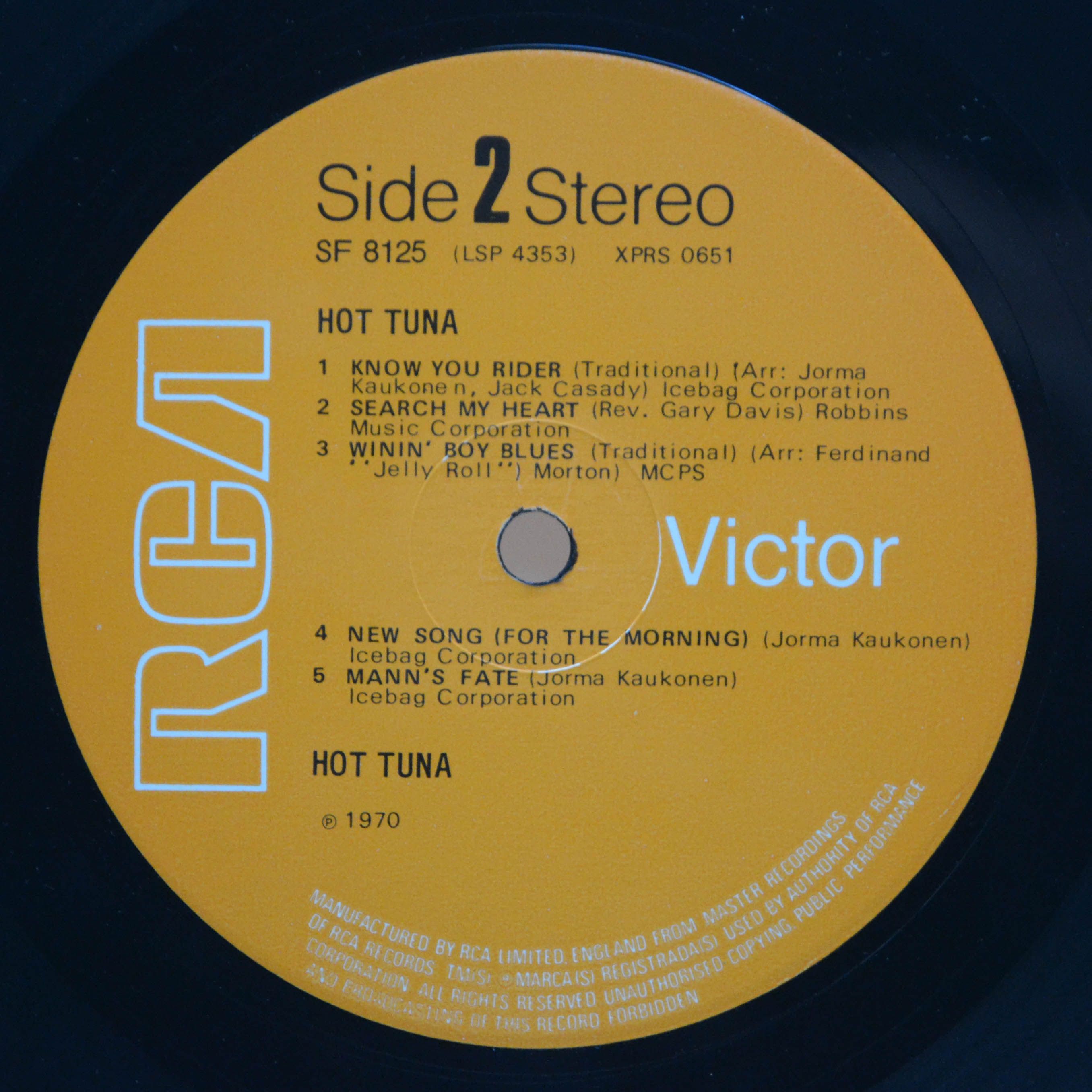 Hot Tuna — Hot Tuna (UK), 1970