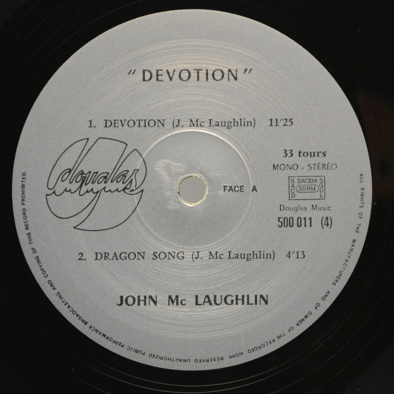 John McLaughlin — Devotion, 1970