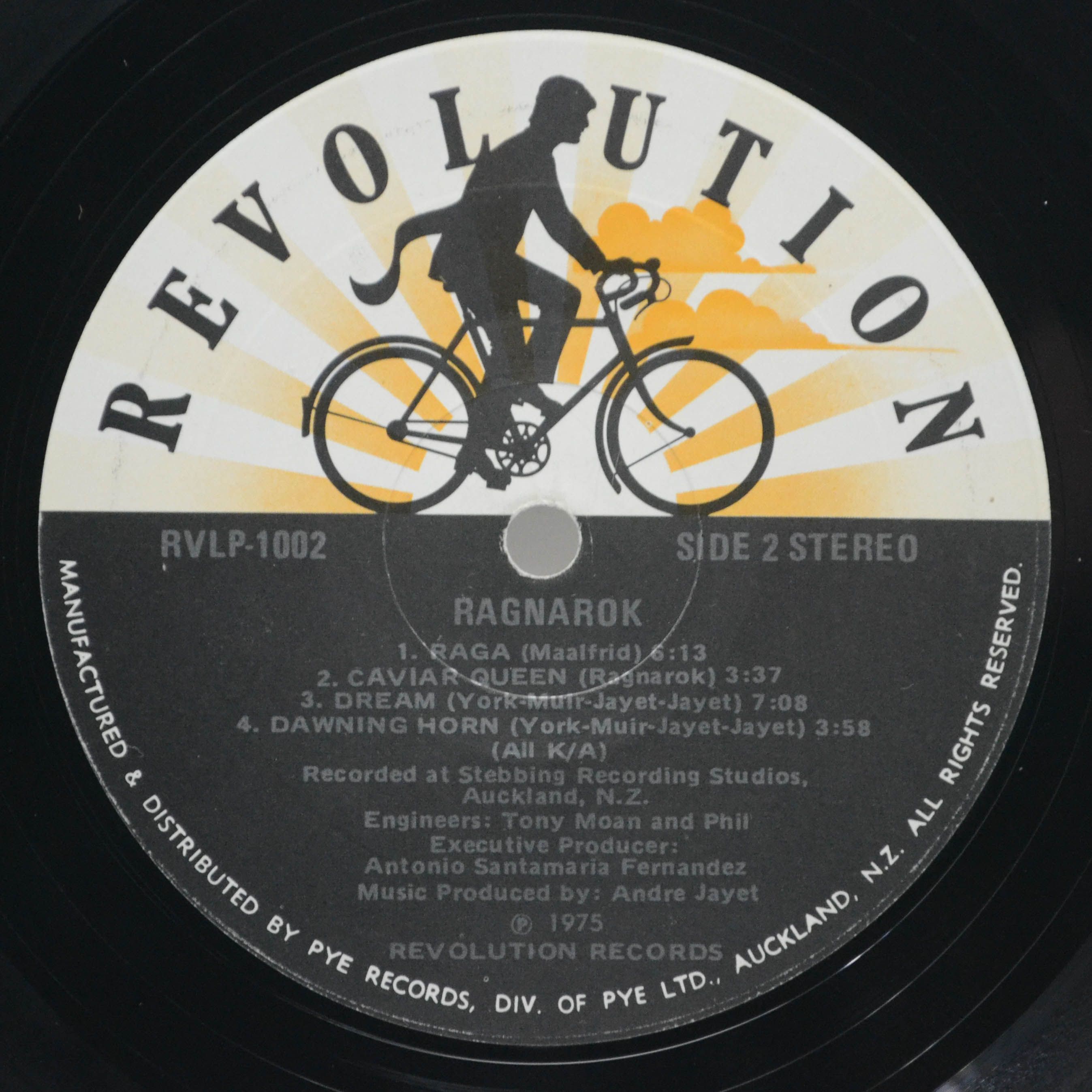 Ragnarok — Ragnarok (1-st, New Zealand), 1975