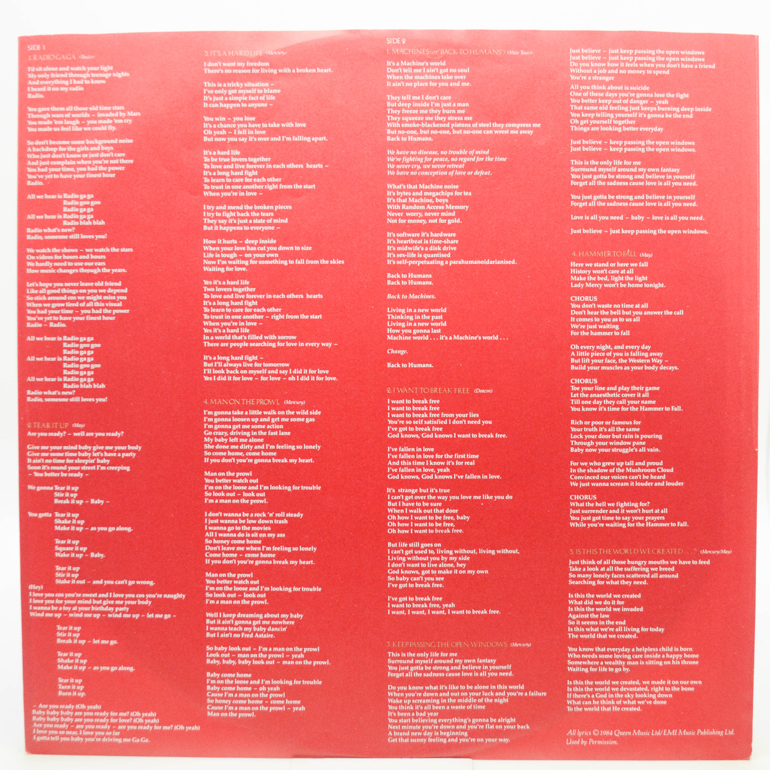 Queen — The Works, 1984