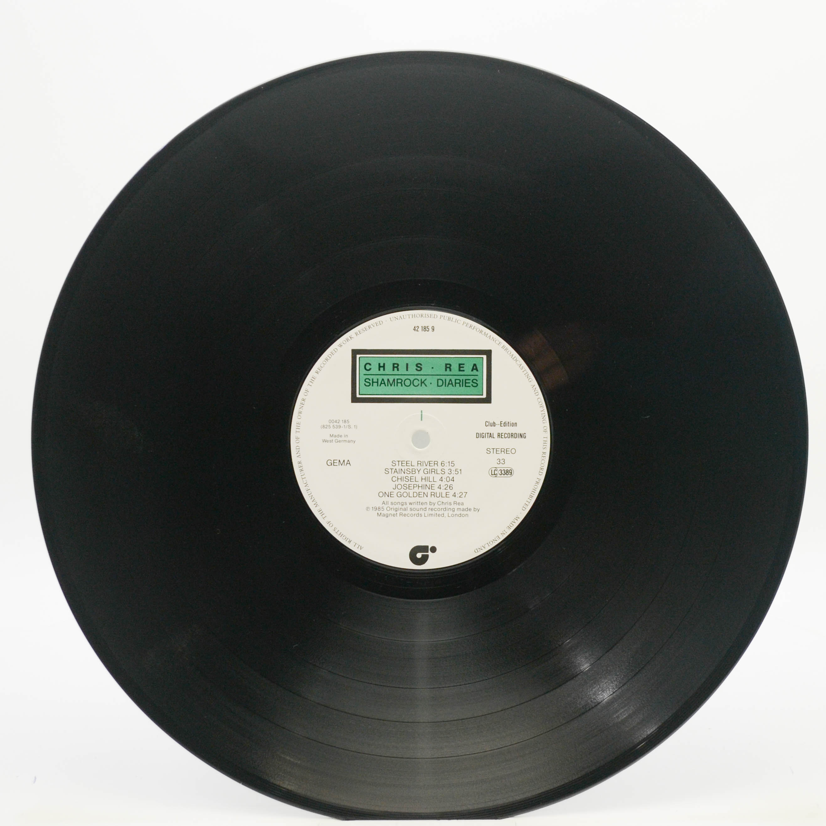 Chris Rea — Shamrock Diaries, 1985