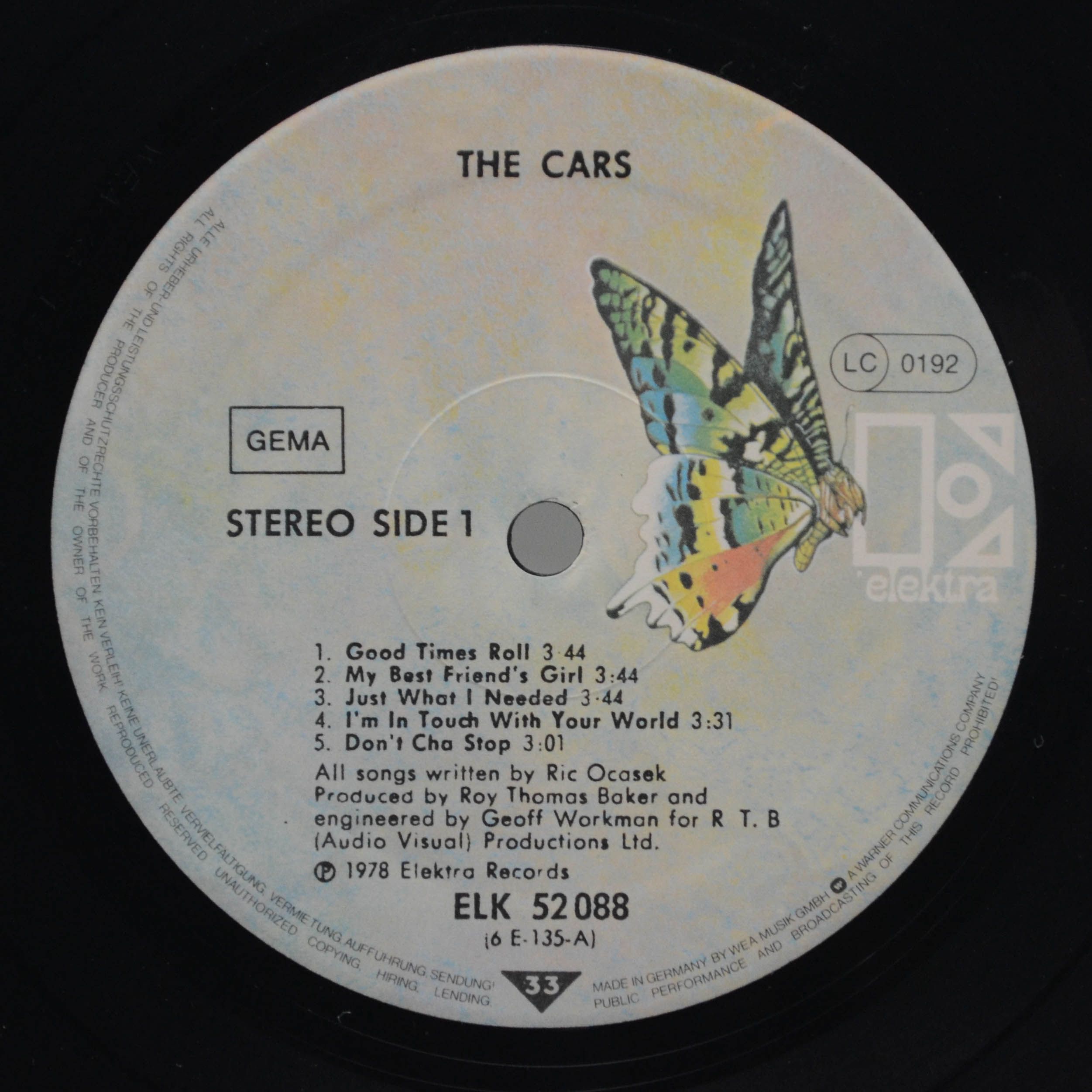 Cars — The Cars, 1978