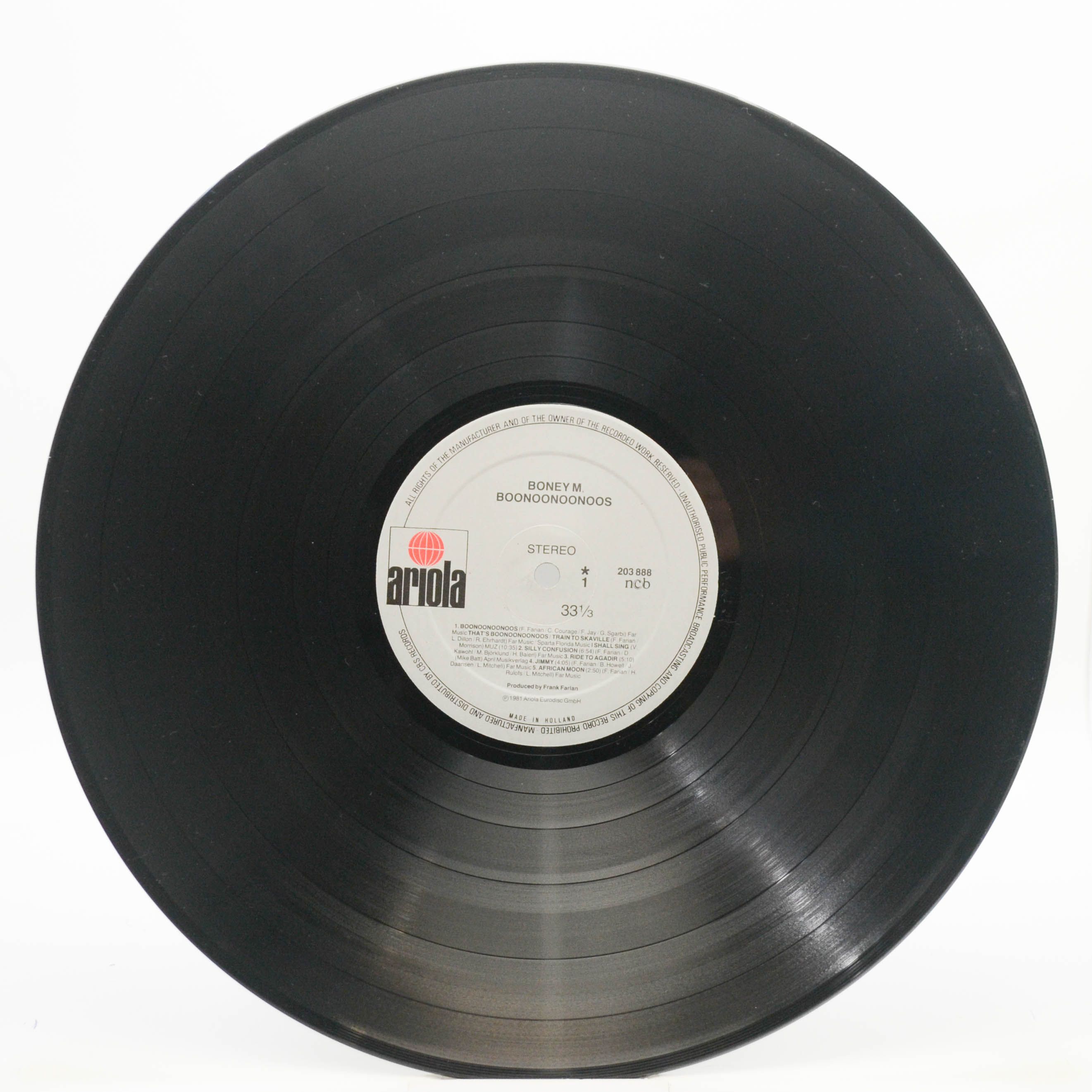Boney M. — Boonoonoonoos (poster), 1981