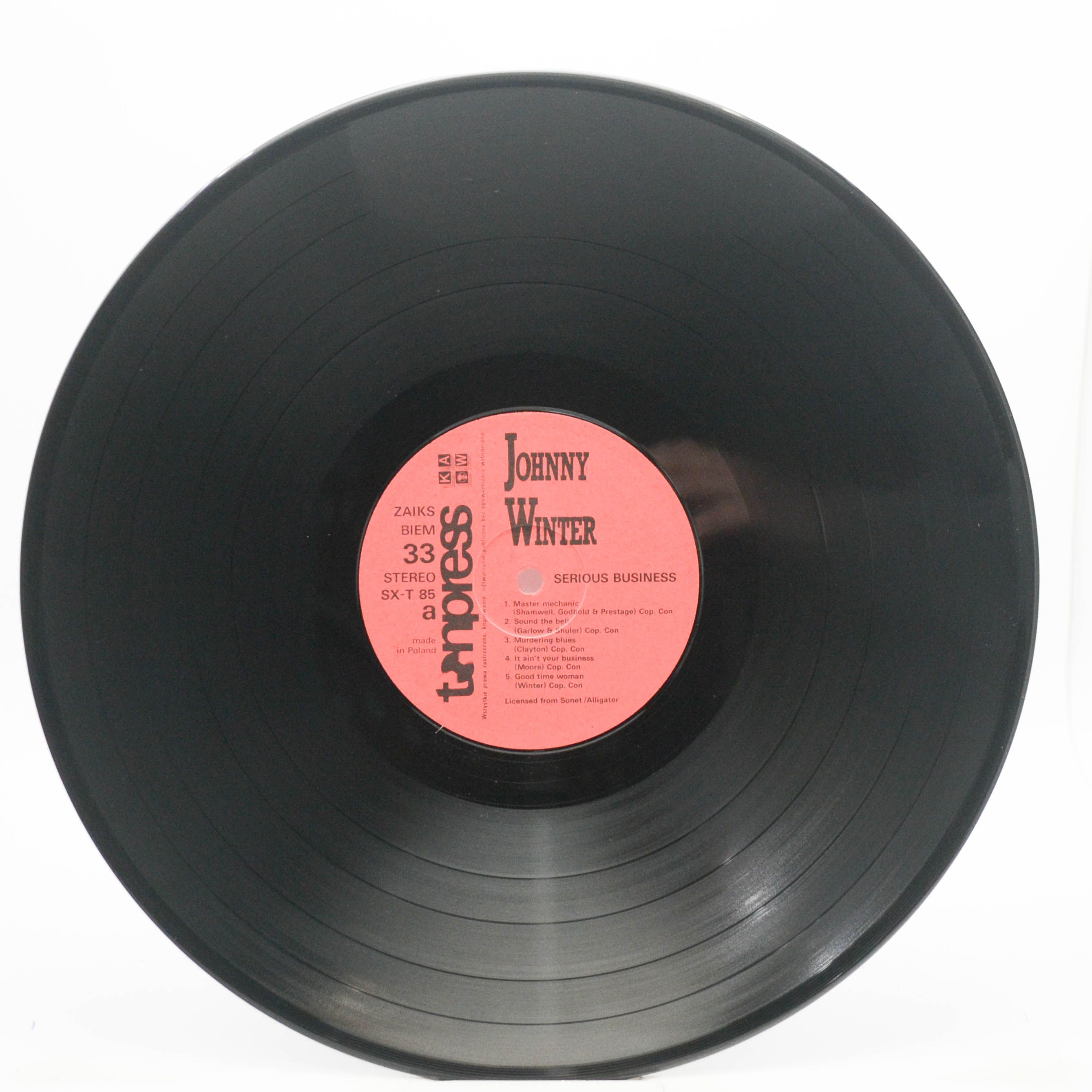 Johnny Winter — Serious Business, 1986