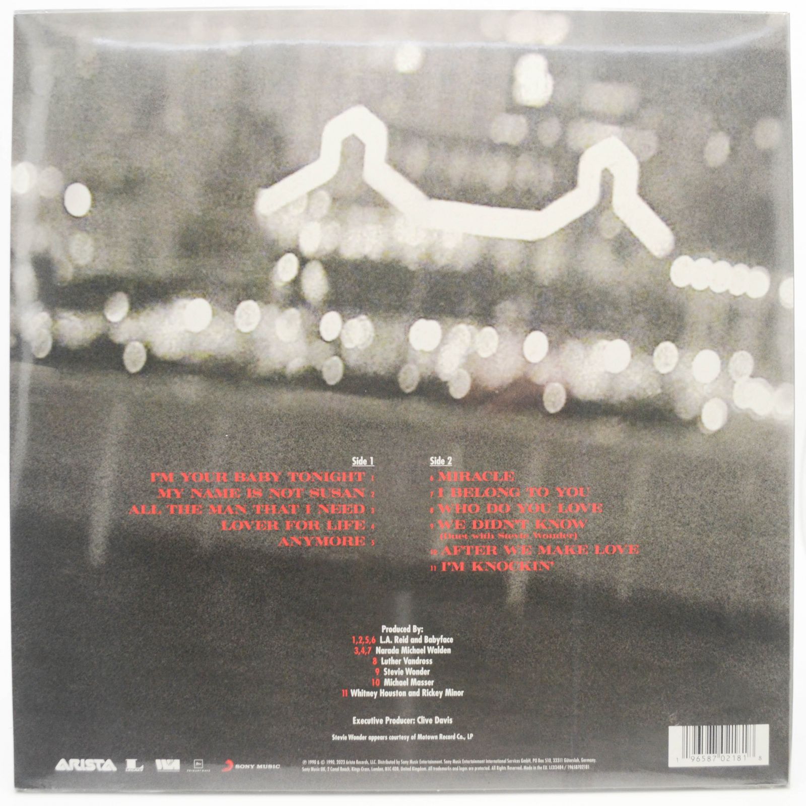 Whitney Houston — I'm Your Baby Tonight, 1990