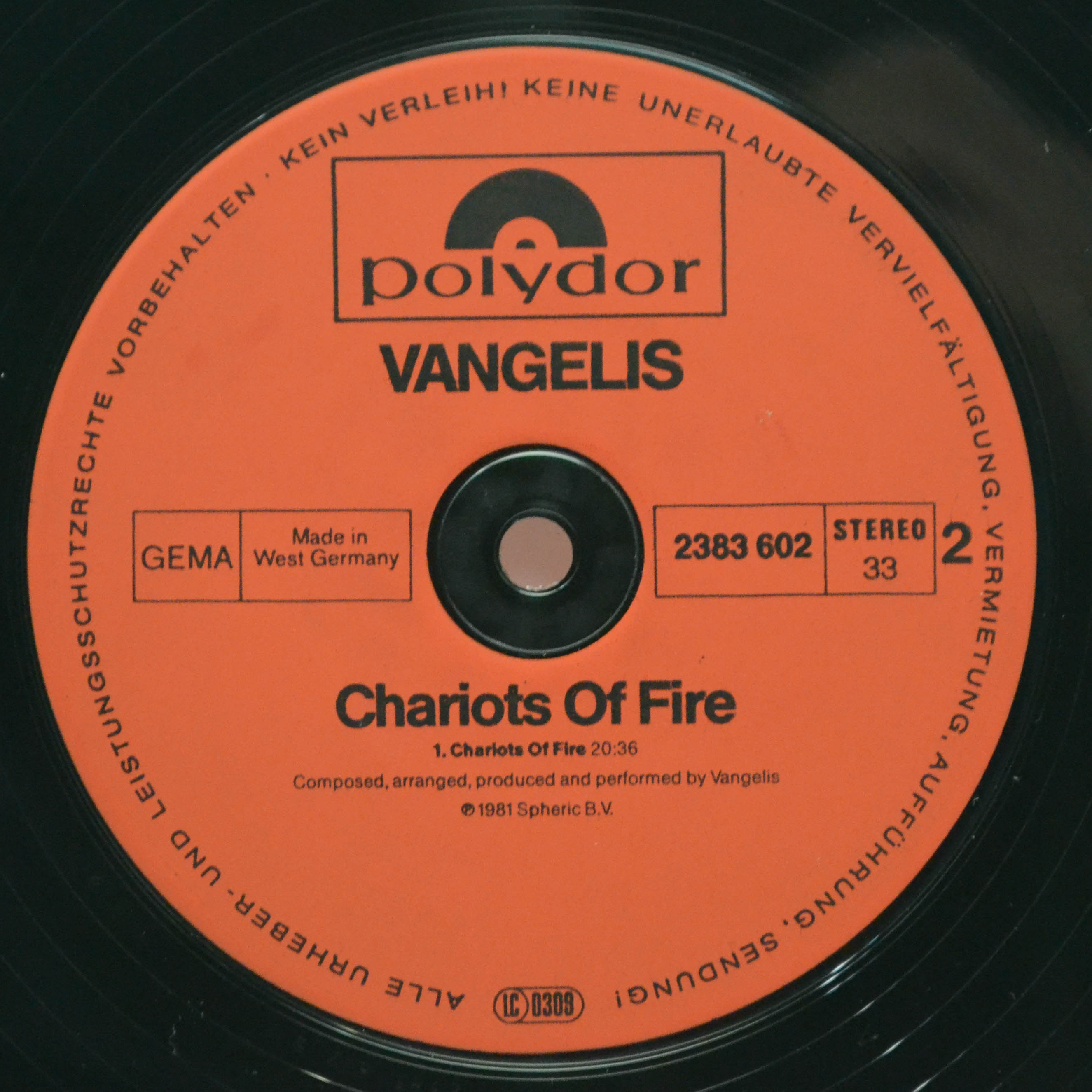 Vangelis — Chariots Of Fire, 1981