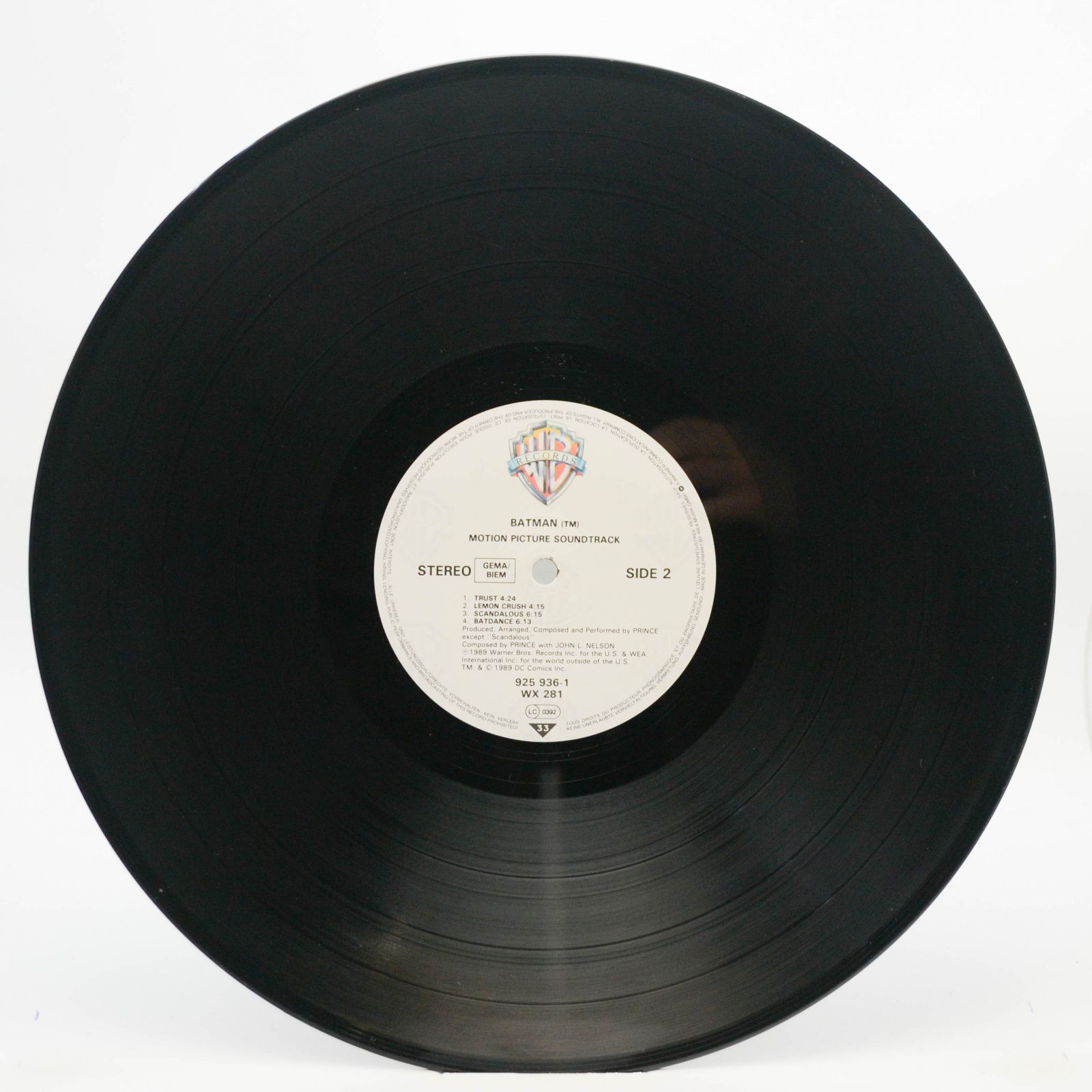 Prince — Batman™ (Motion Picture Soundtrack), 1989