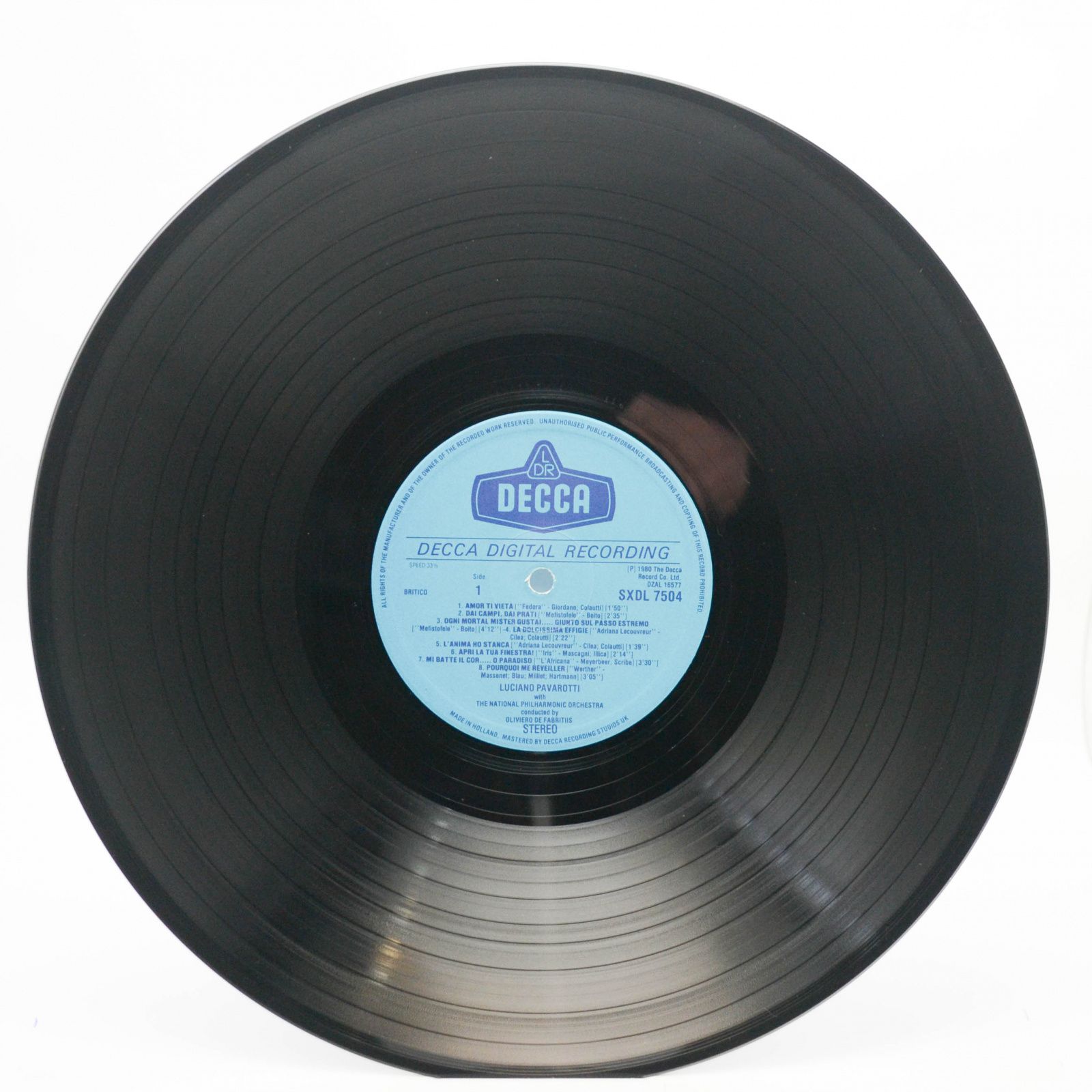 Luciano Pavarotti — Luciano Pavarotti Recital (UK), 1980