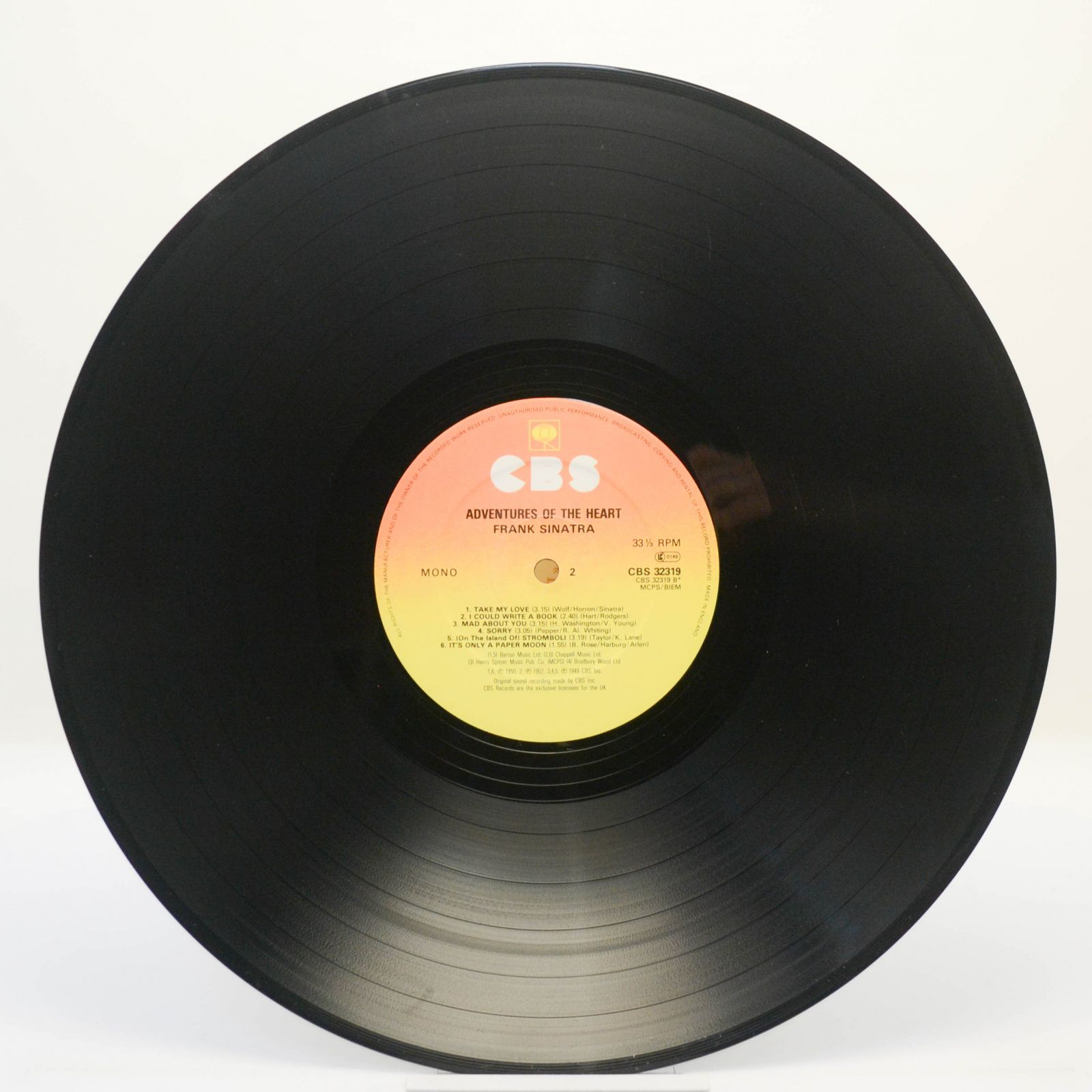 Frank Sinatra — Adventures Of The Heart (UK), 1957