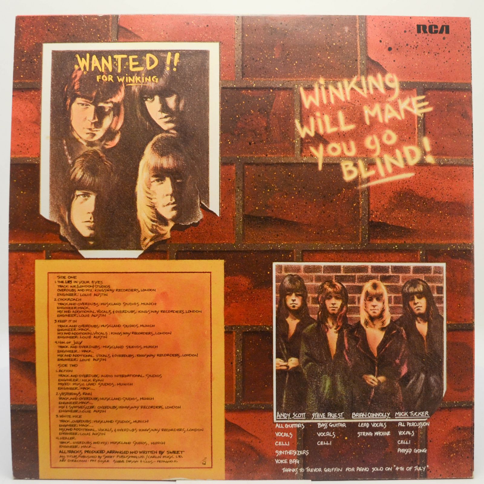 Sweet — Give Us A Wink, 1976