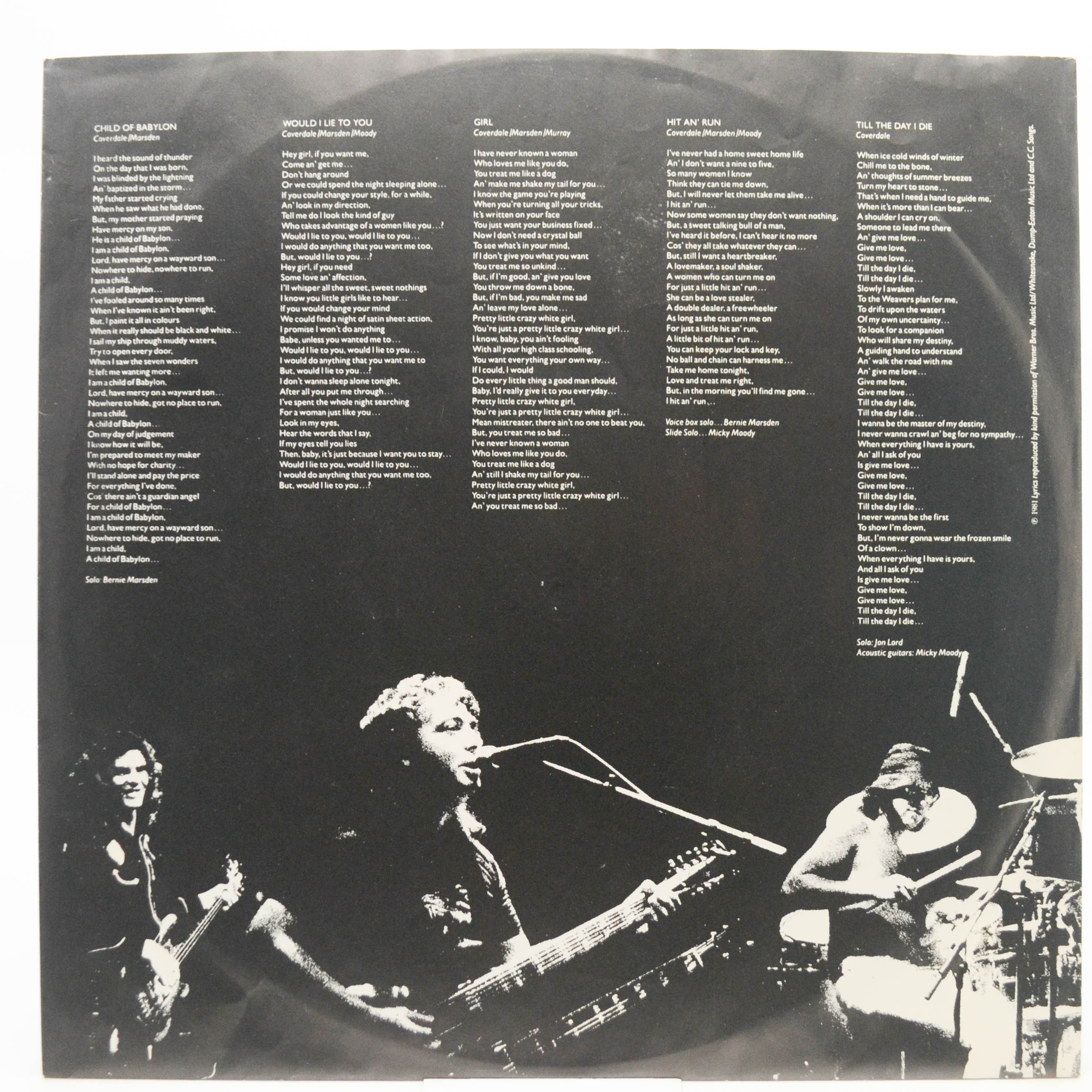 Whitesnake — Come An' Get It, 1981