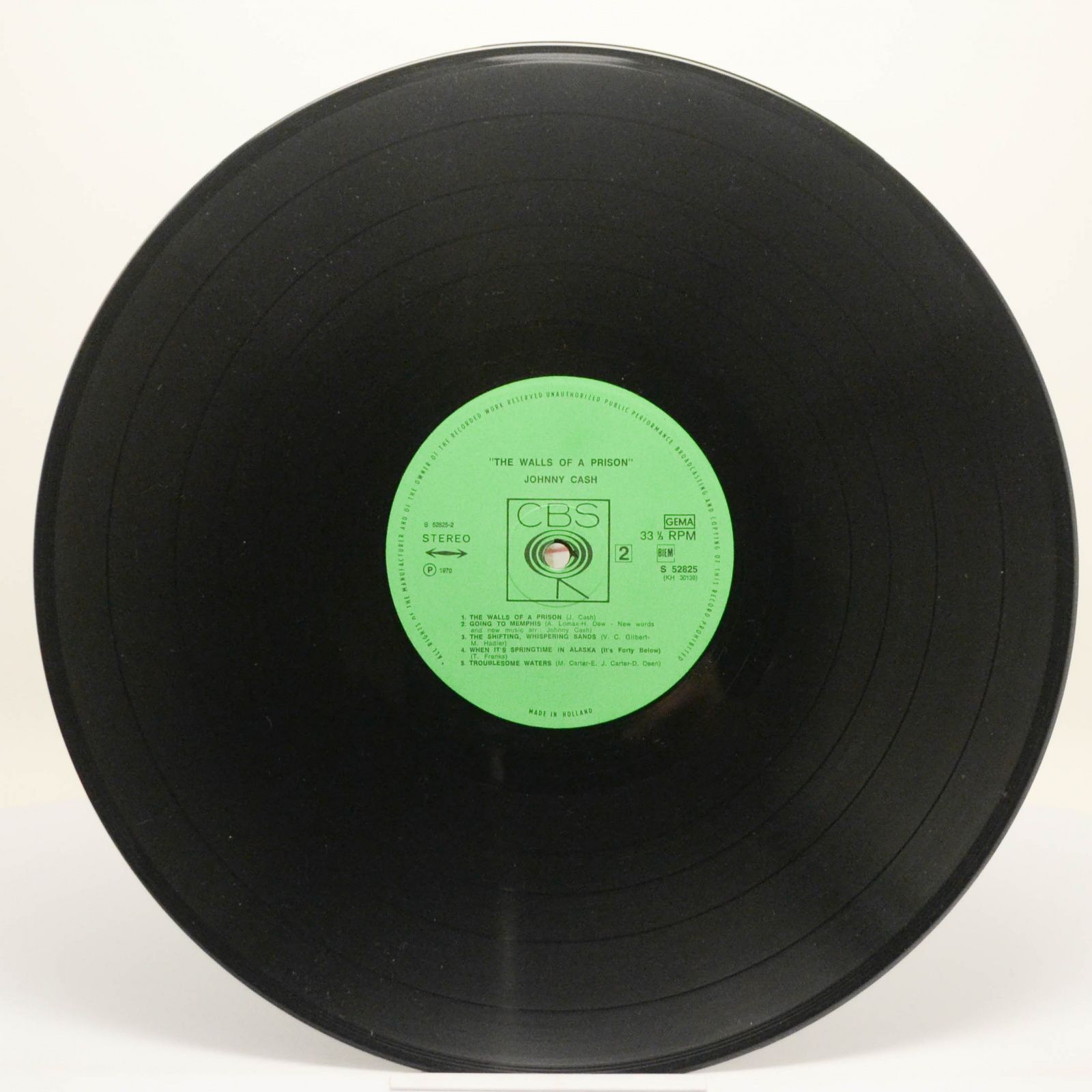 Johnny Cash — The Walls Of A Prison, 1970