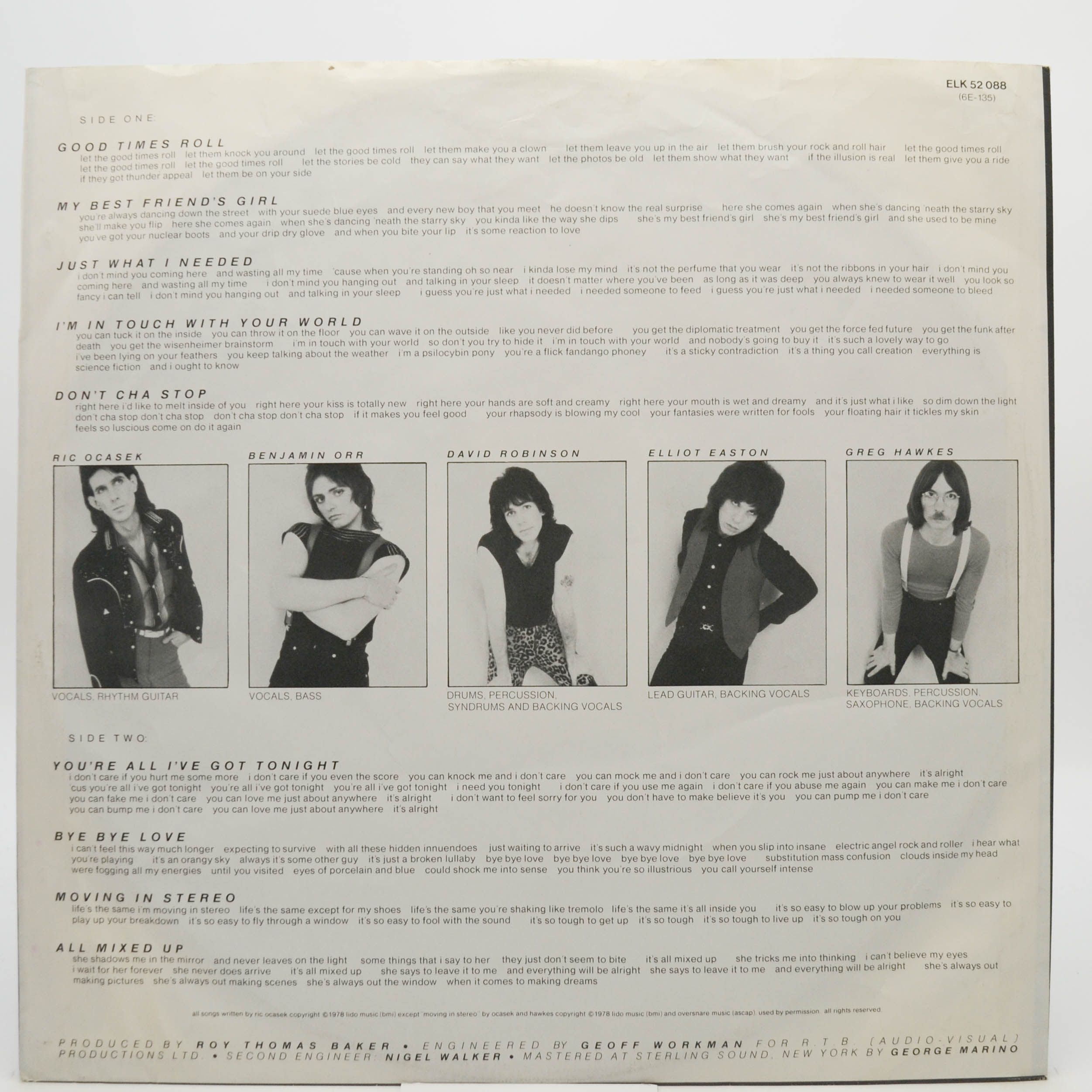 Cars — The Cars, 1978