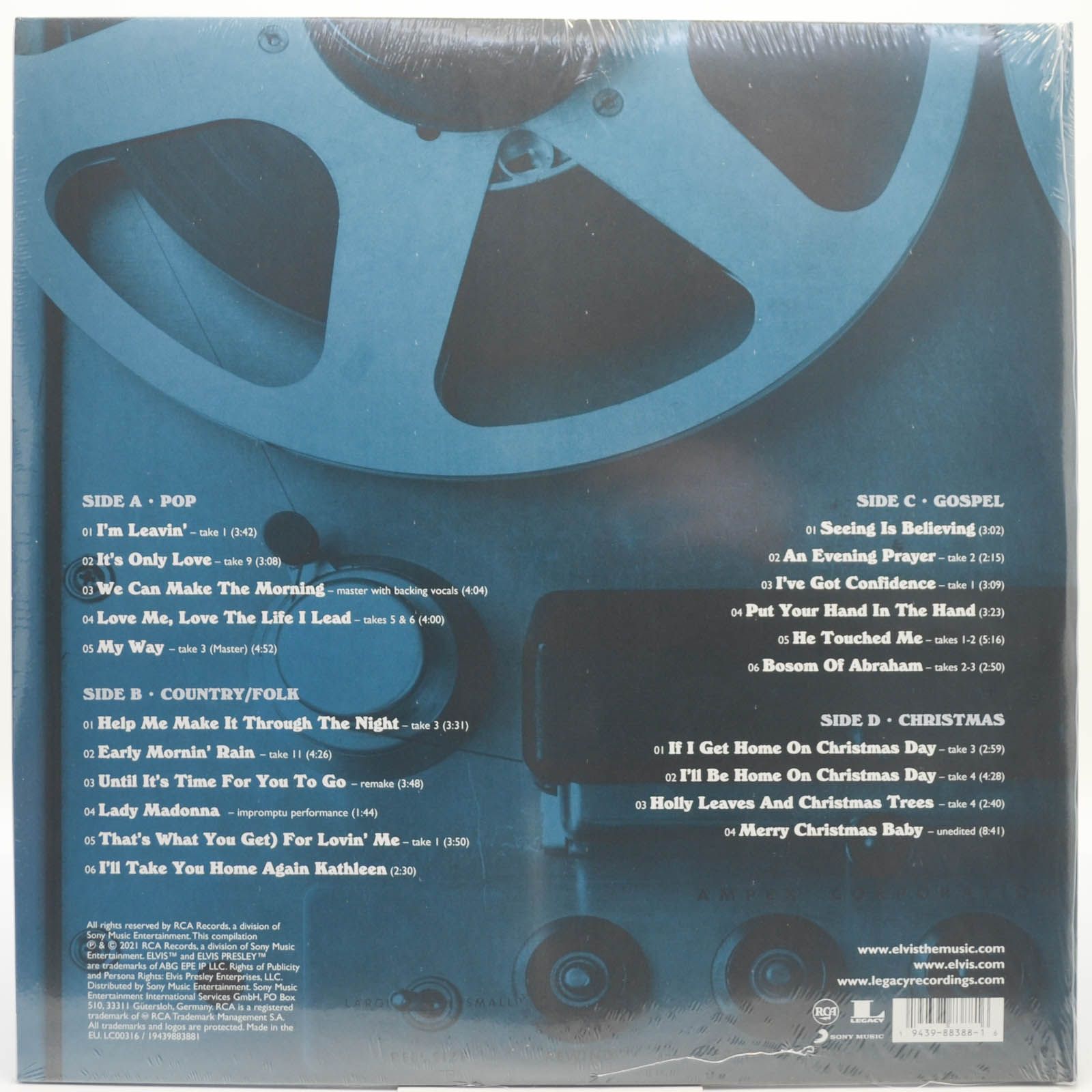 Elvis — Elvis Back In Nashville (2LP), 2021