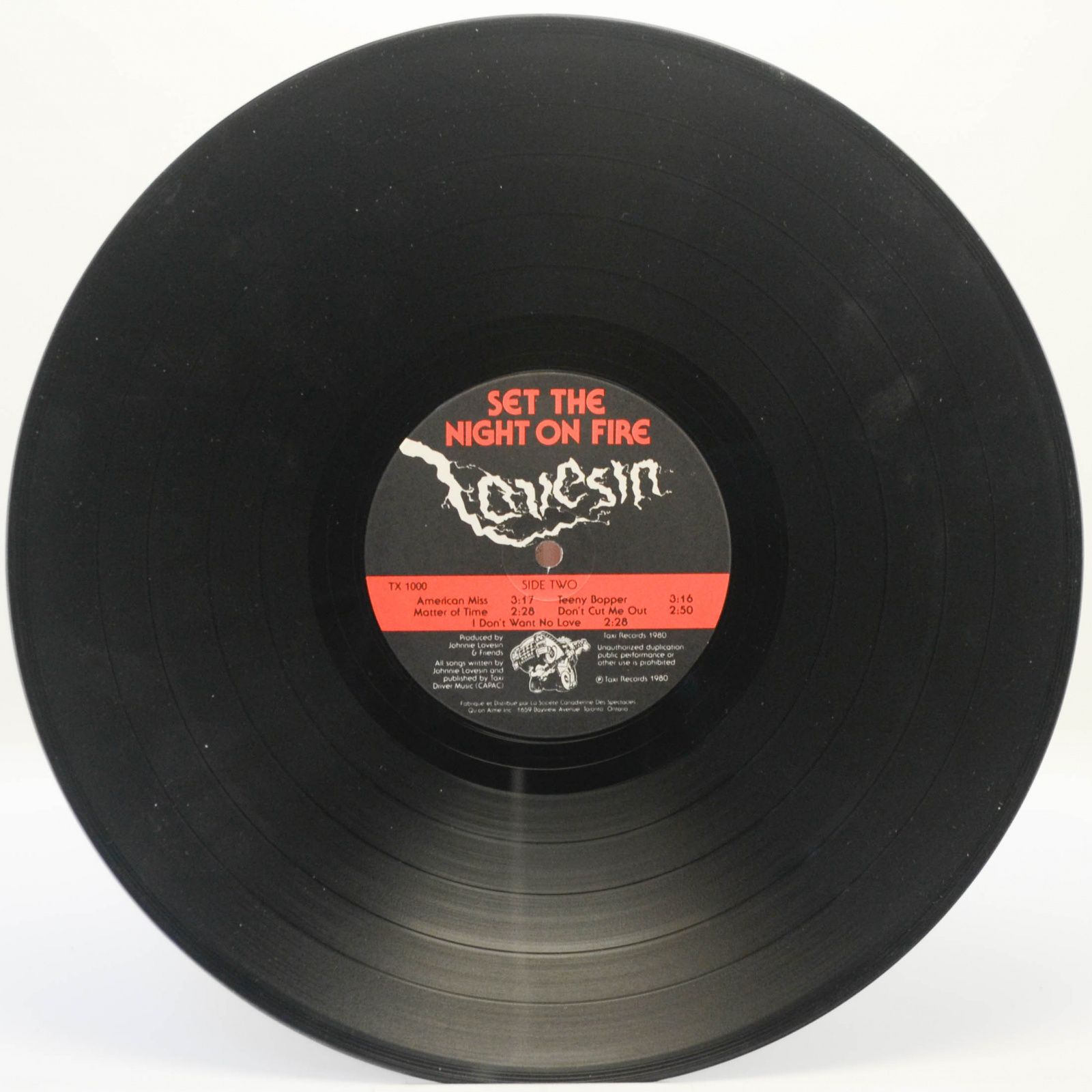 Lovesin — Set The Night On Fire, 1980