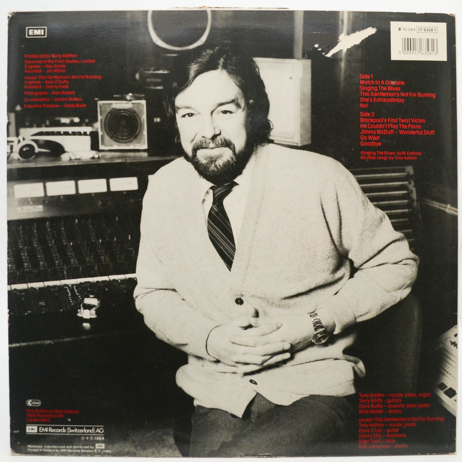 Tony Ashton — Live In The Studio, 1984