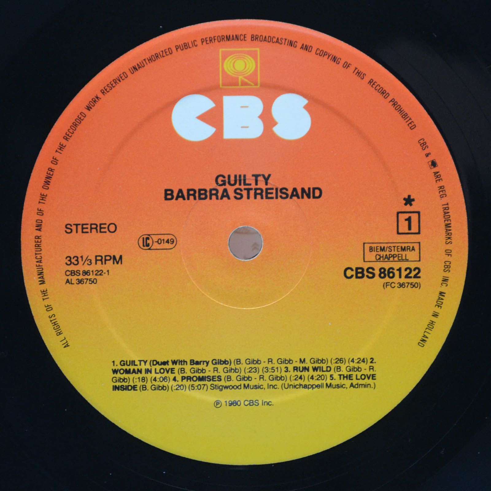 Streisand — Guilty, 1980