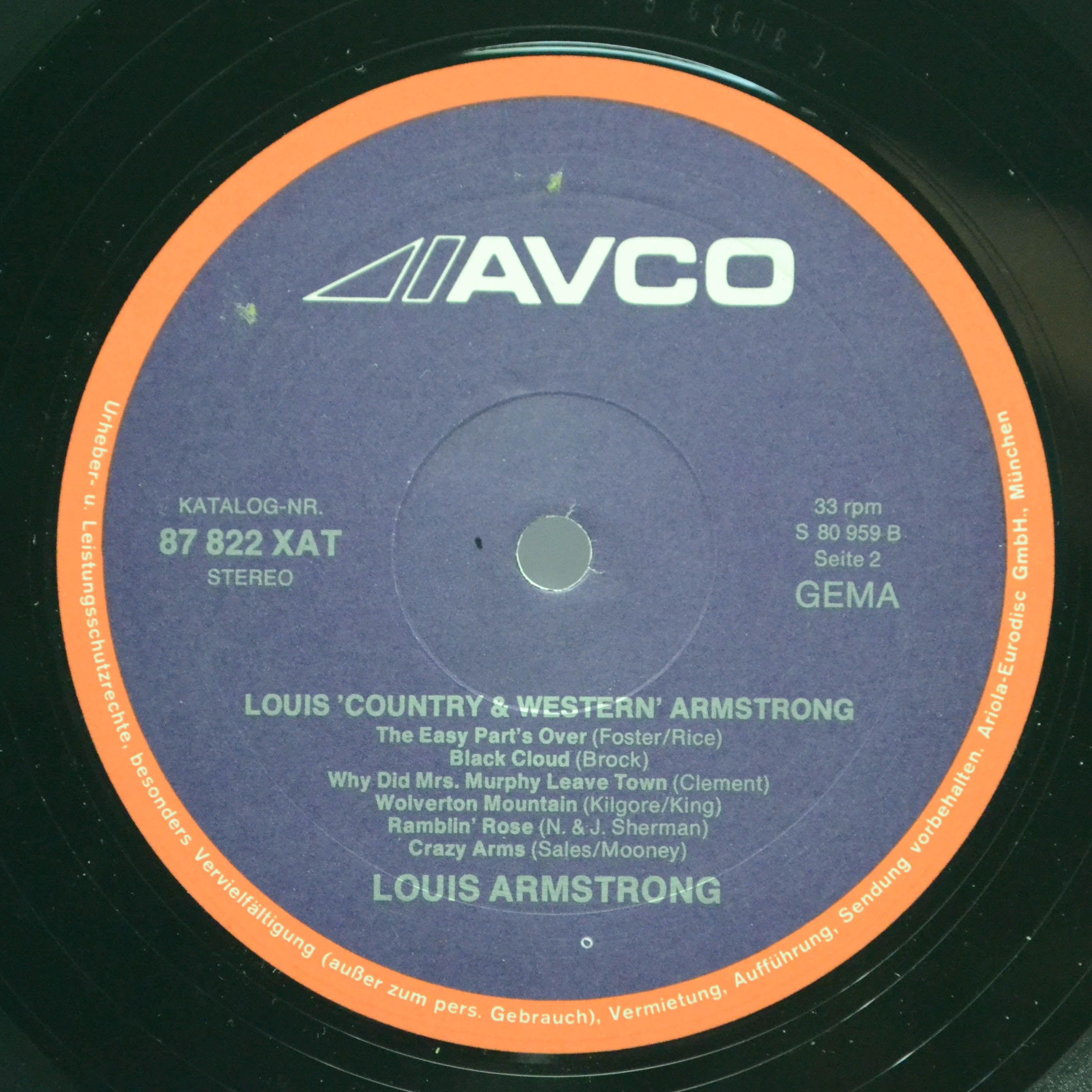 Louis Armstrong — Louis "Country & Western" Armstrong, 1970