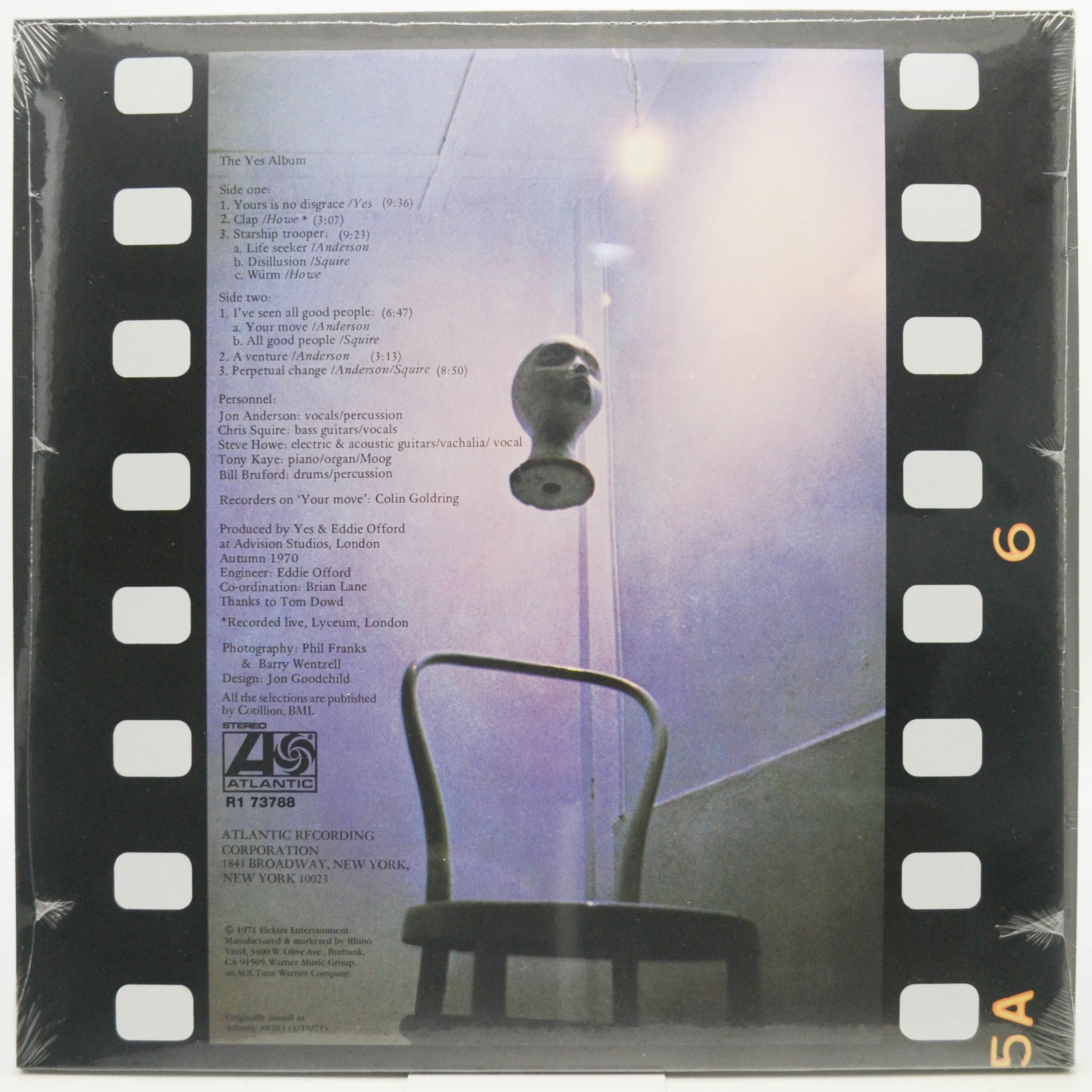 Yes — The Yes Album, 1971