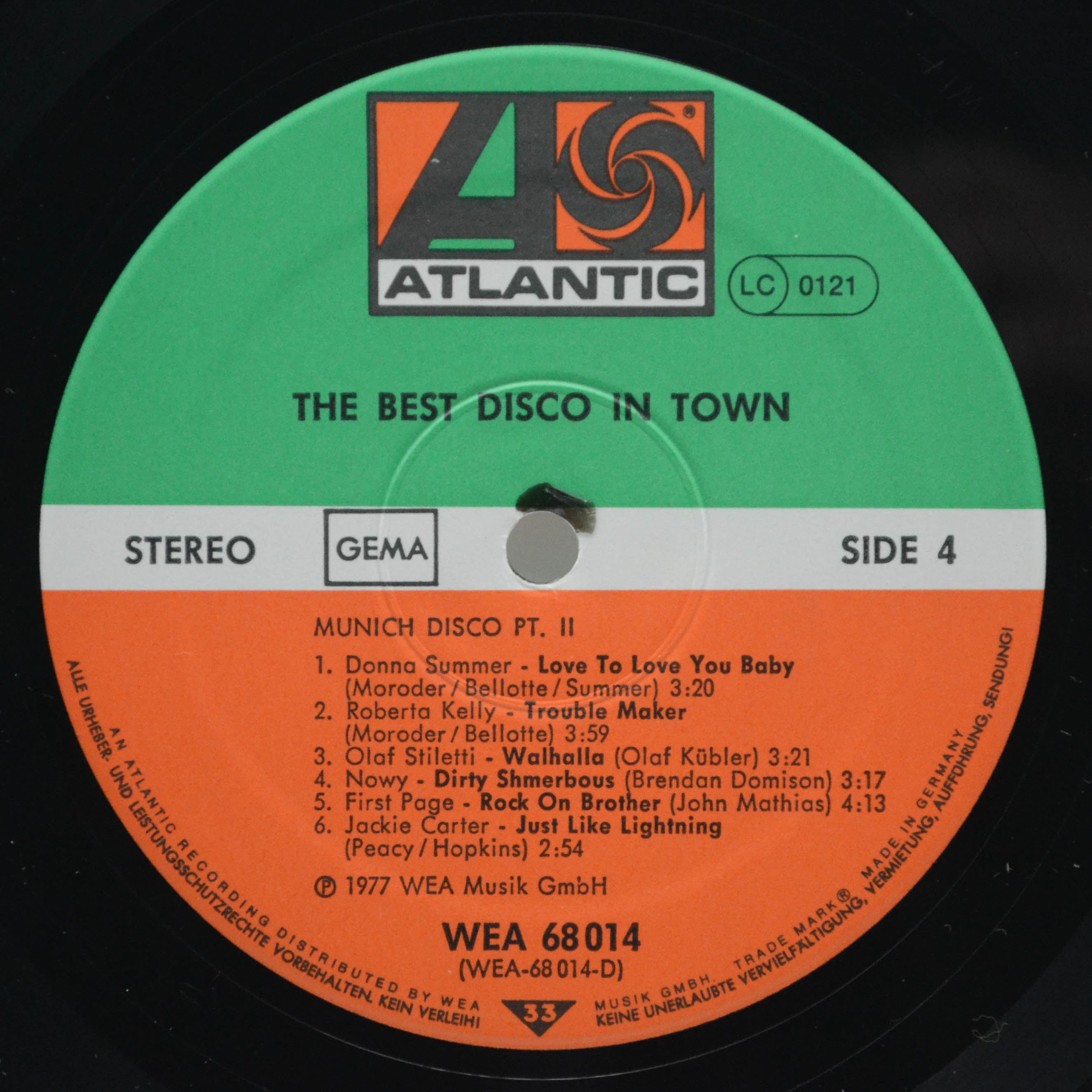 Various — The Best Disco In Town (3LP), 1977