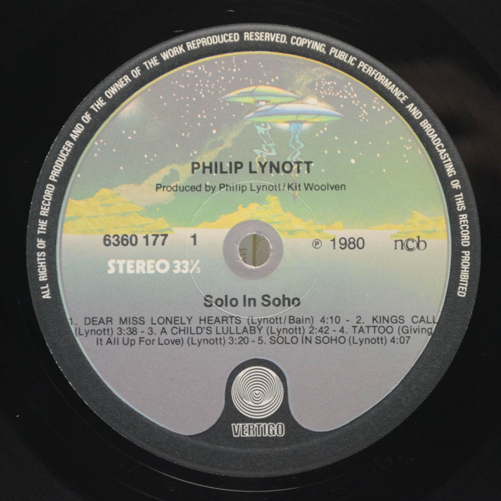 Philip Lynott — Solo In Soho, 1980