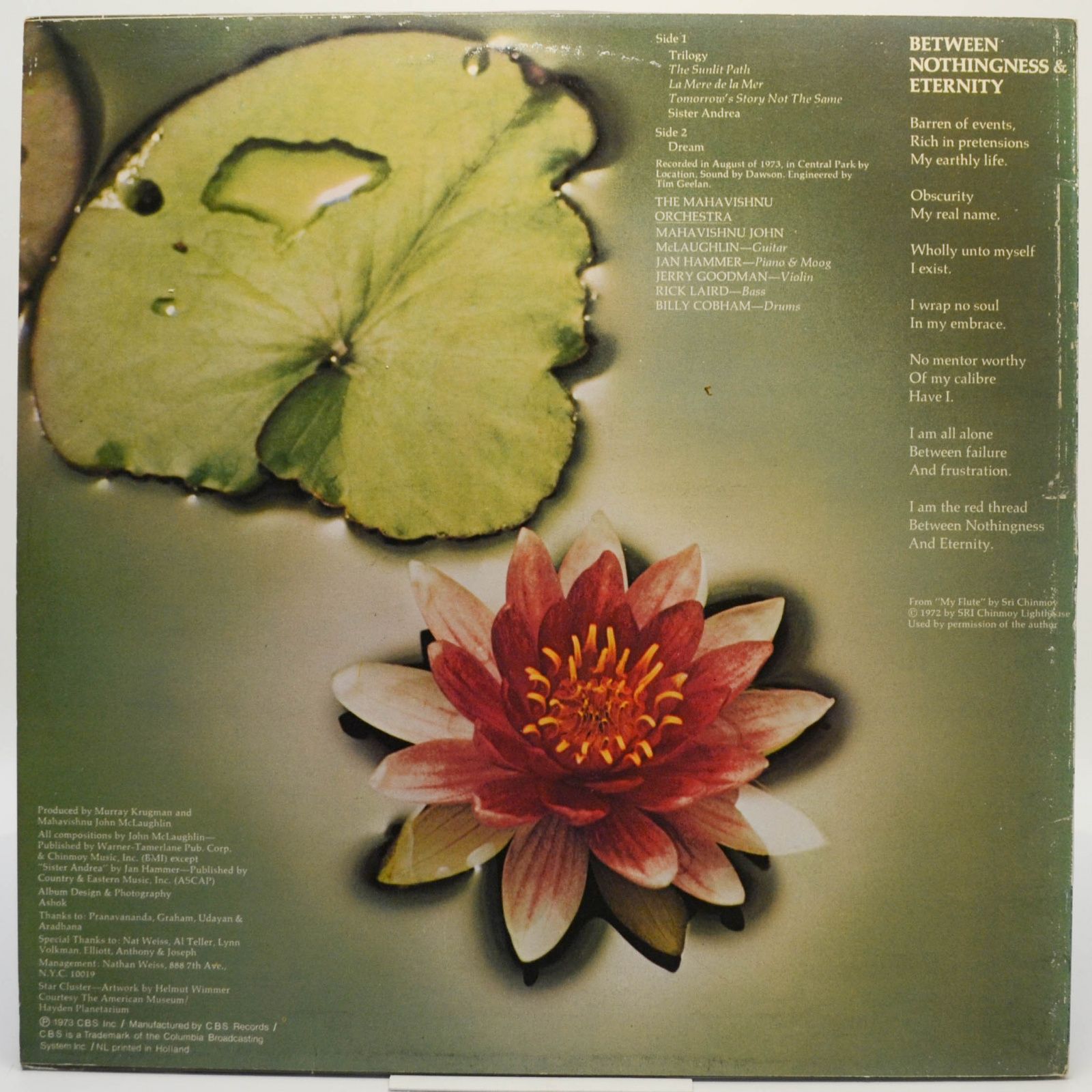 Mahavishnu Orchestra — Between Nothingness & Eternity, 1973