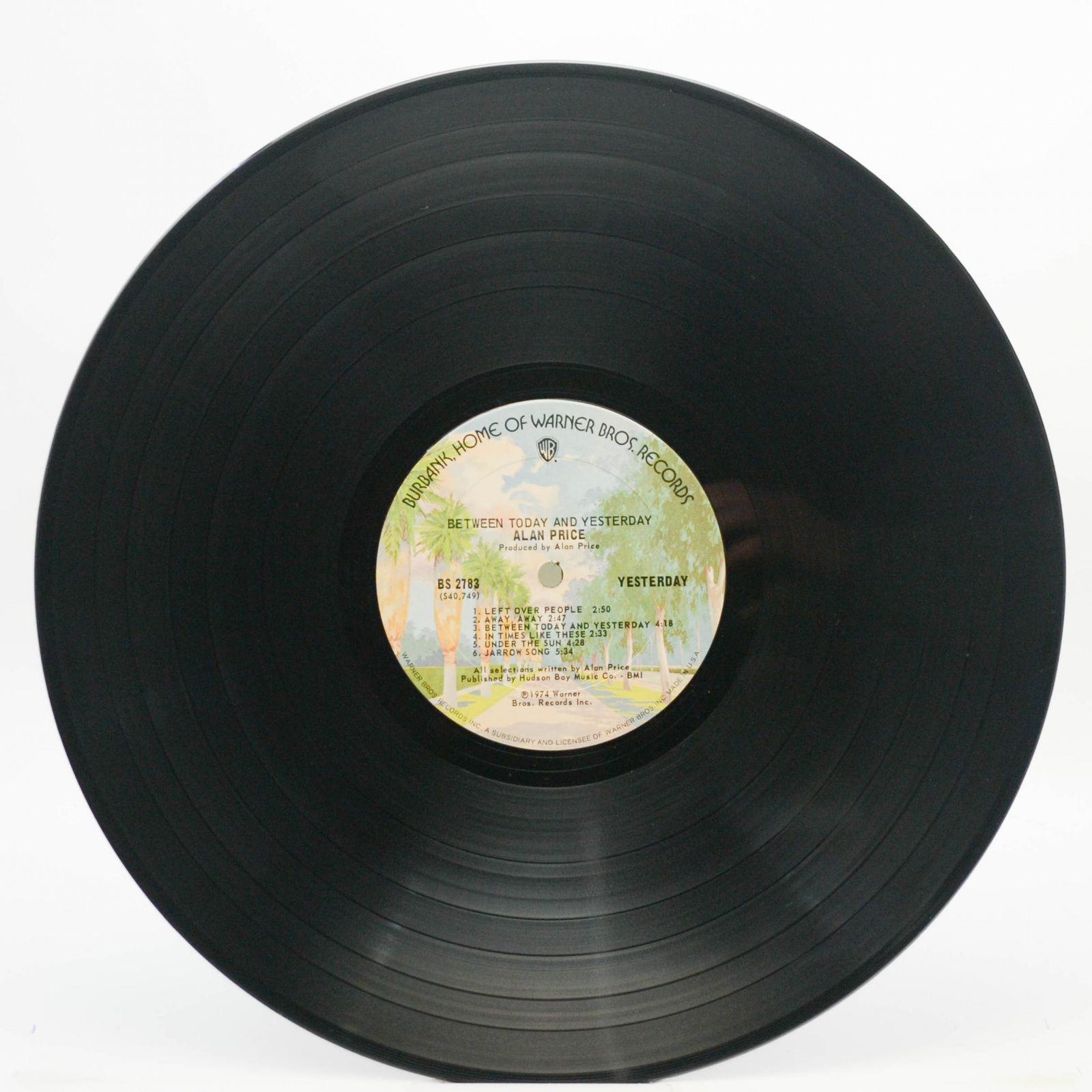 Alan Price — Between Today And Yesterday (USA), 1974