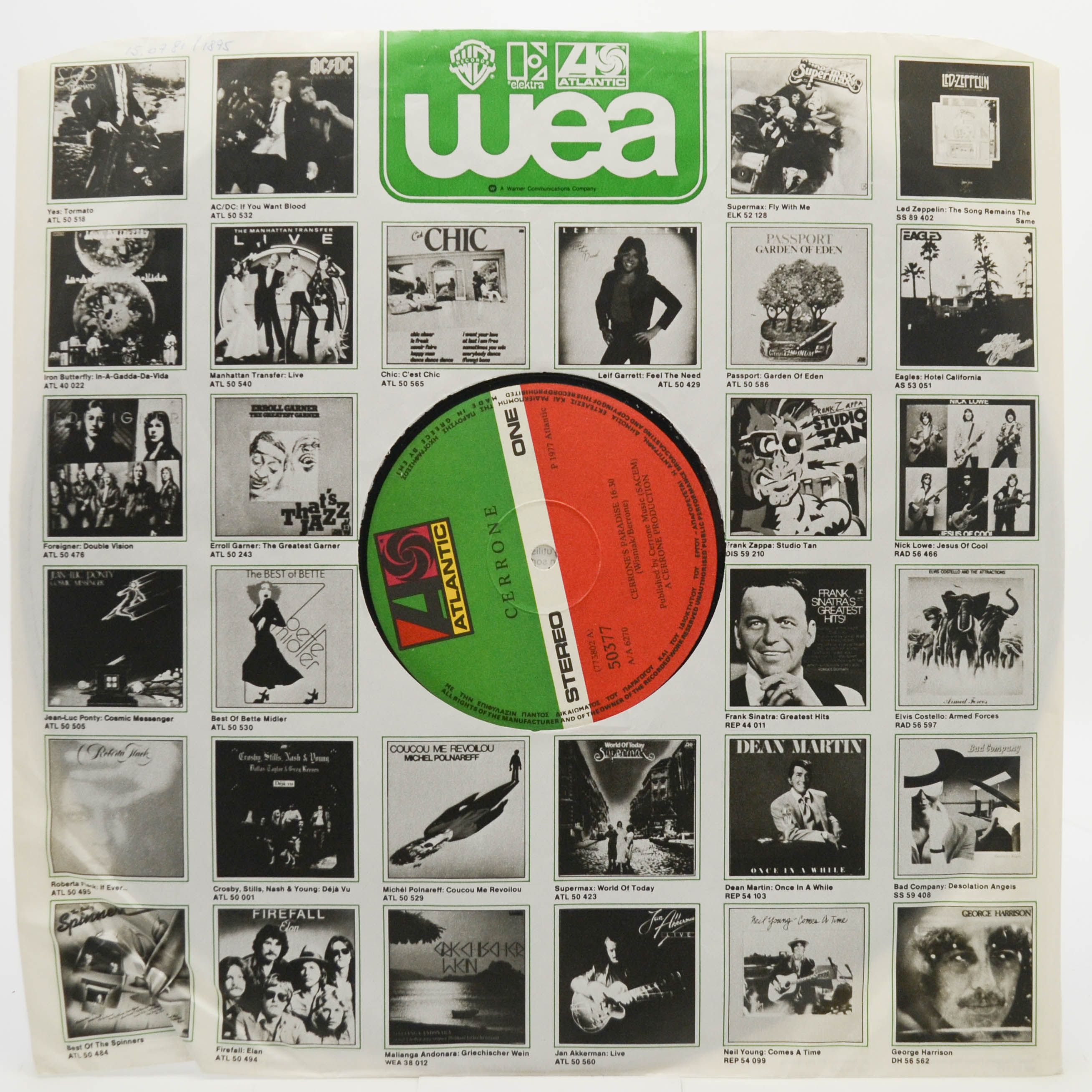 Cerrone — Cerrone's Paradise, 1977