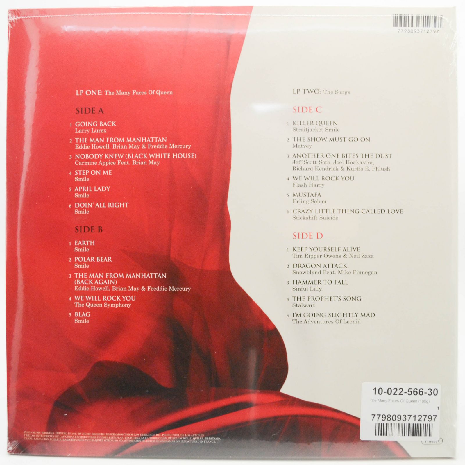 Various — The Many Faces Of Queen (2LP), 2019