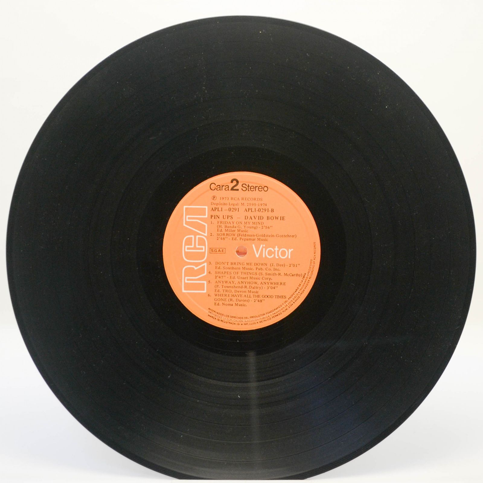 David Bowie — Pinups, 1973