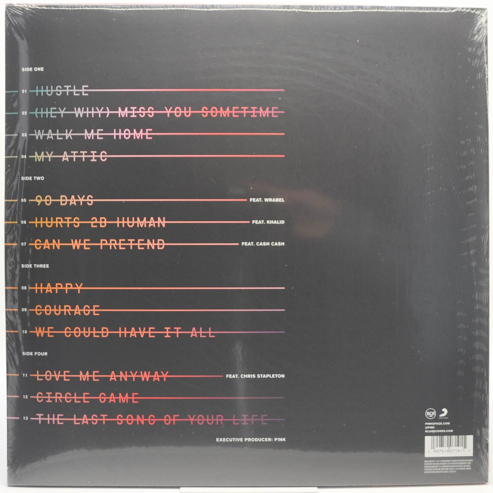 P!NK — Hurts 2B Human (2LP), 2019