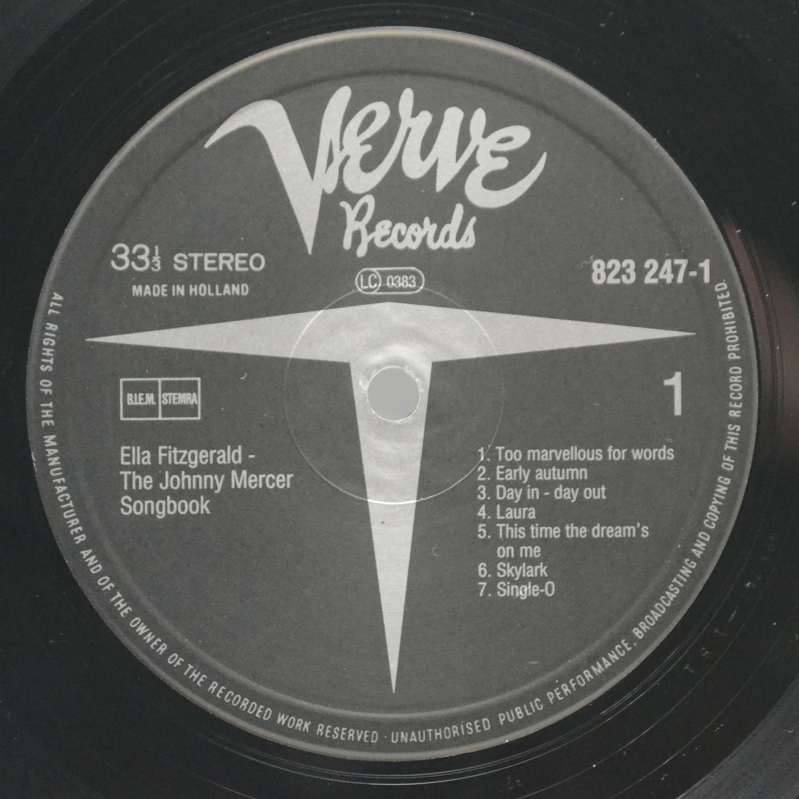 Ella Fitzgerald — The Johnny Mercer Song Book, 1984