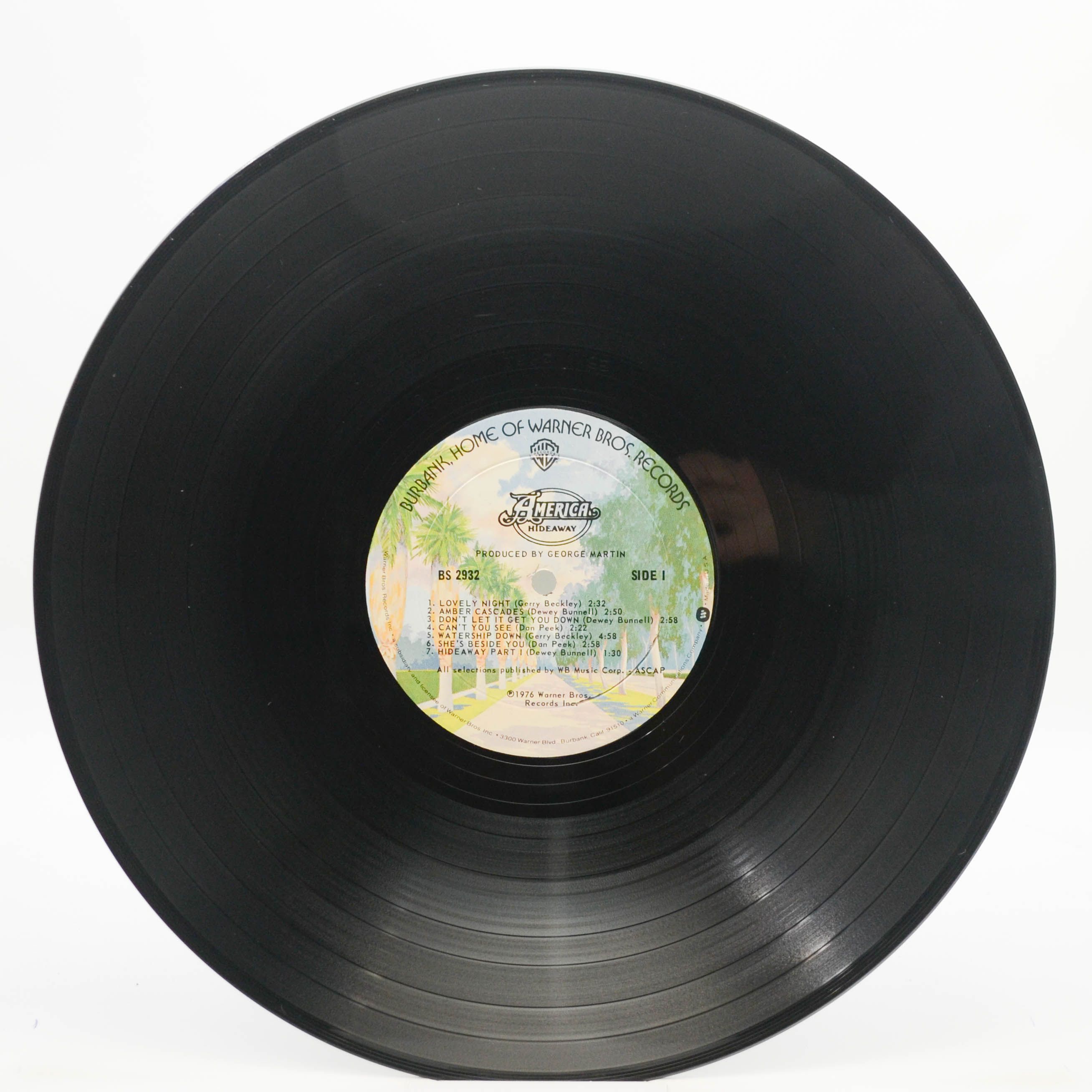 America — Hideaway (1-st, USA), 1976