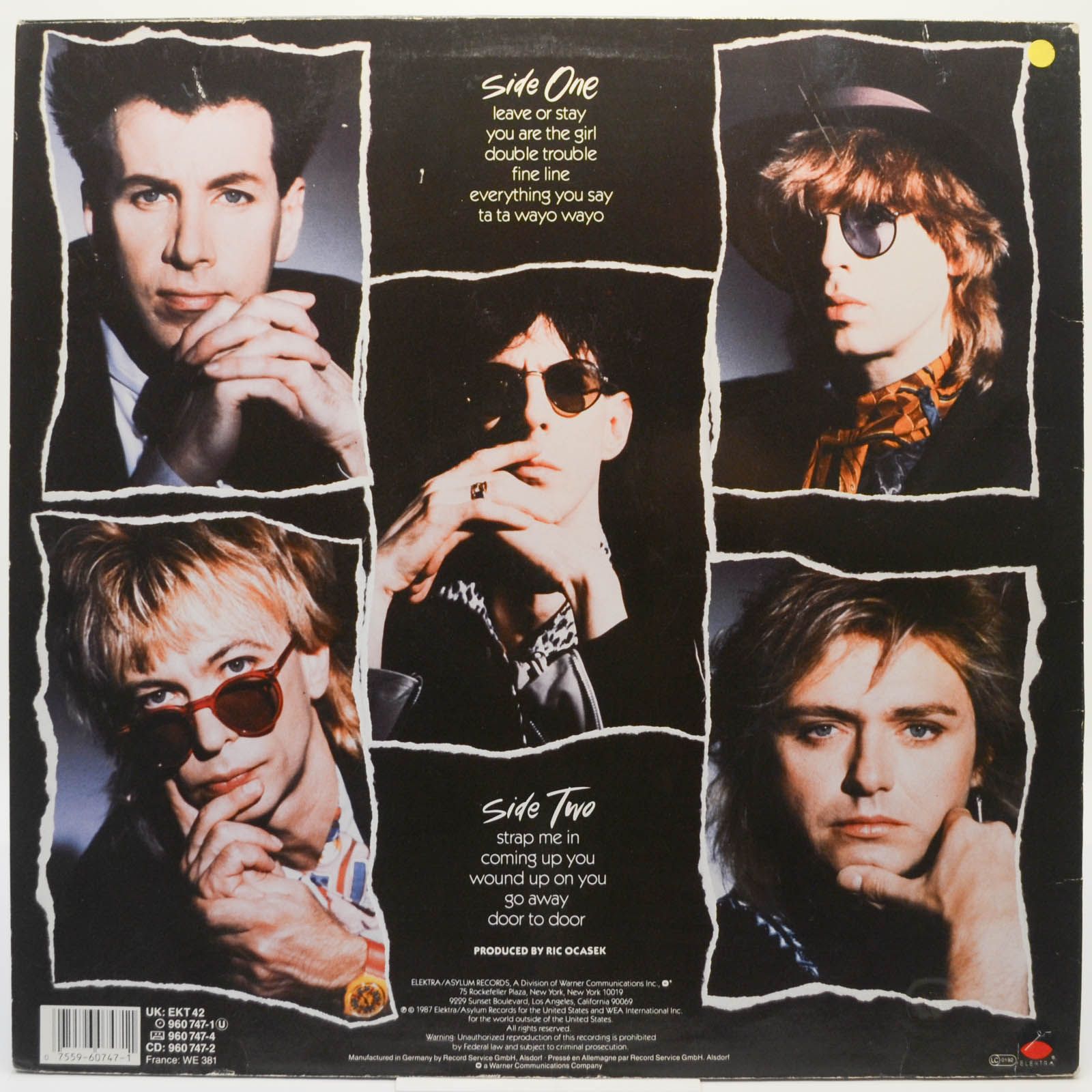 Cars — Door To Door, 1987