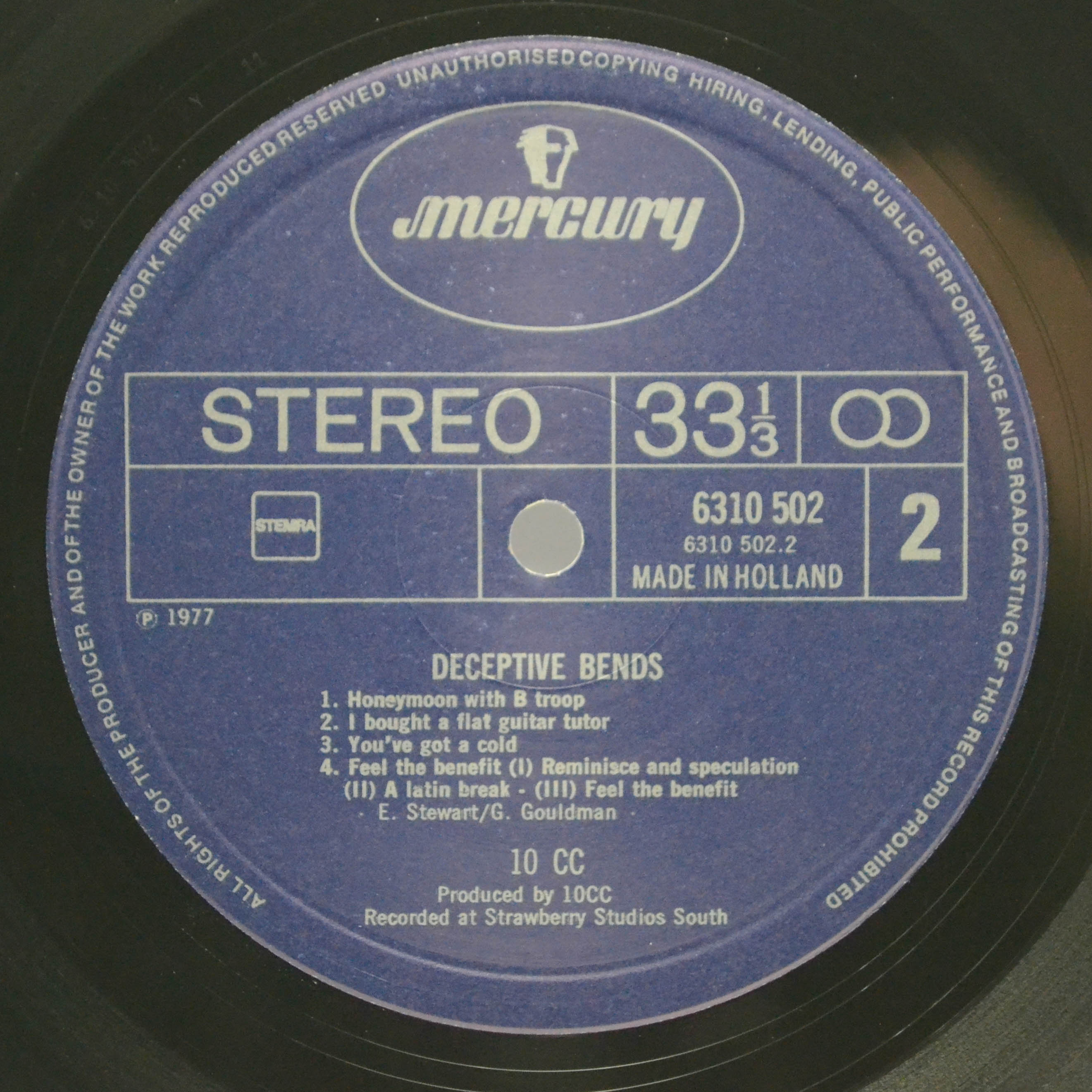 10cc — Deceptive Bends, 1977