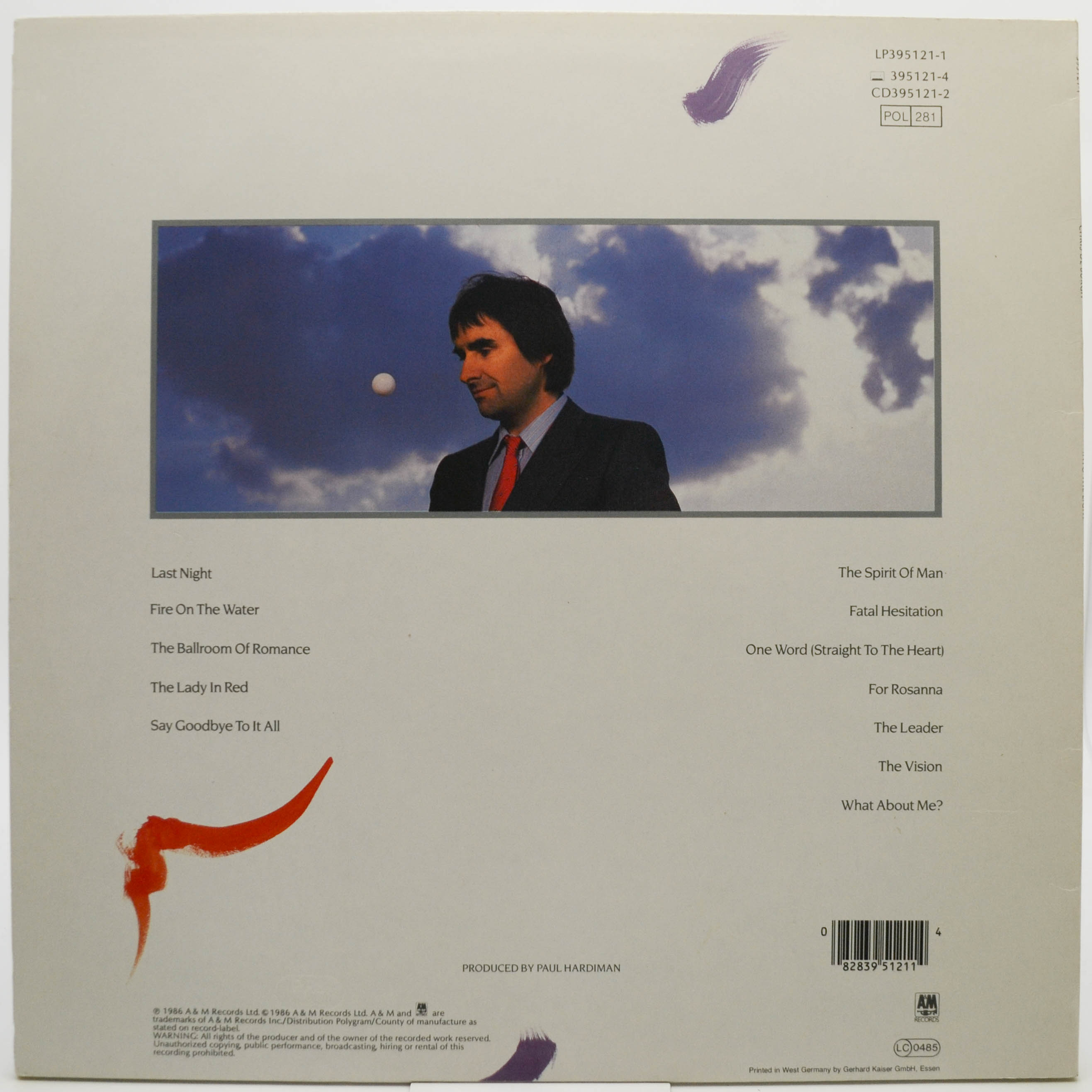 Chris de Burgh — Into The Light, 1986