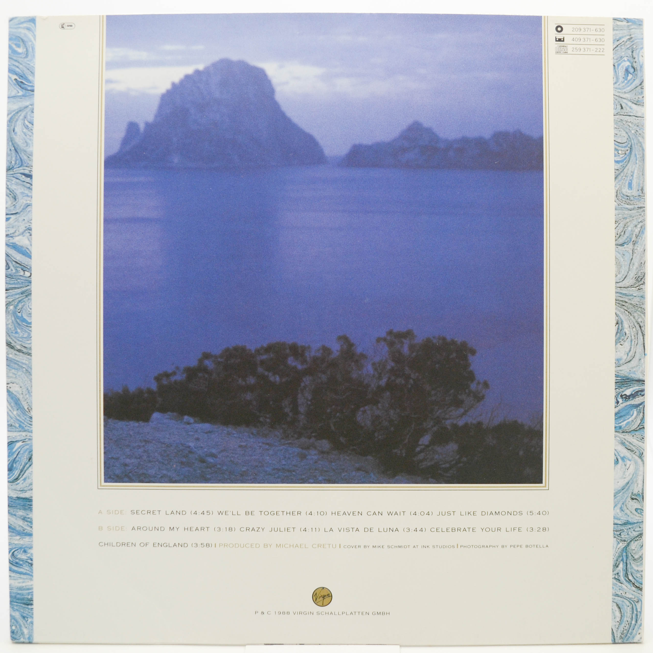 Sandra — Into A Secret Land, 1988