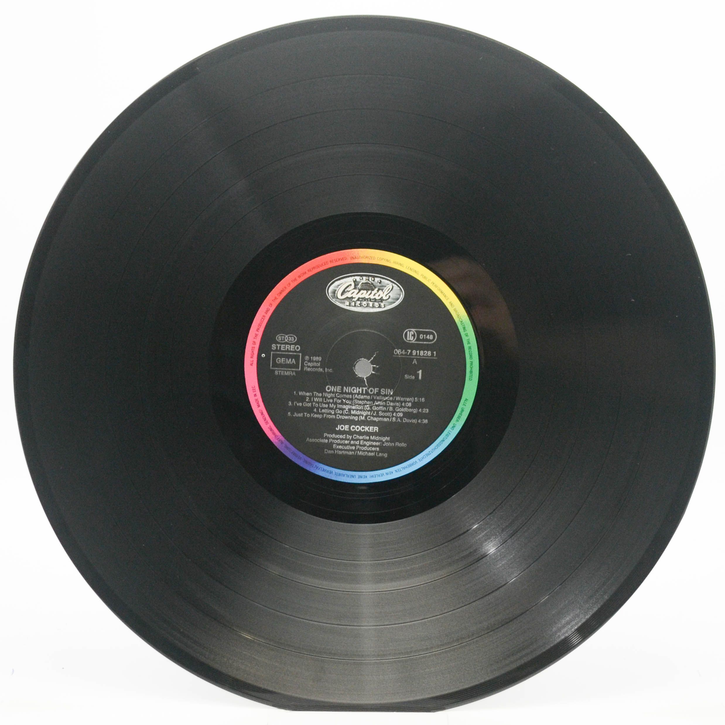 Joe Cocker — One Night Of Sin, 1989